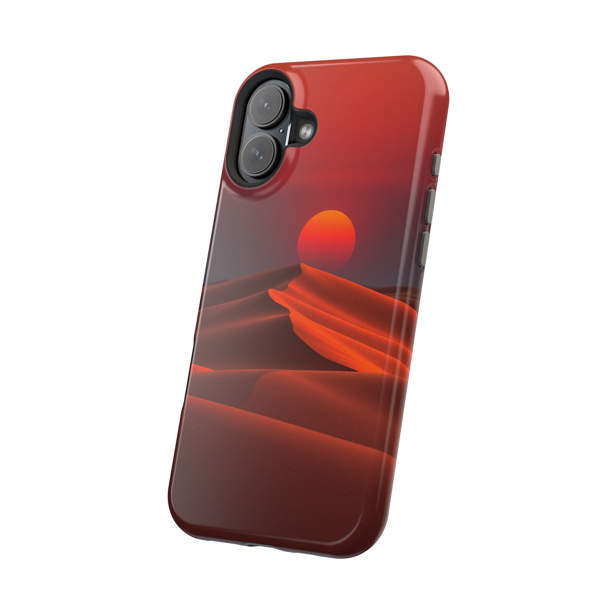 iPhone Sand Dunes at Dusk Electric Art Slim Everyday Designer Case · iPhone Case