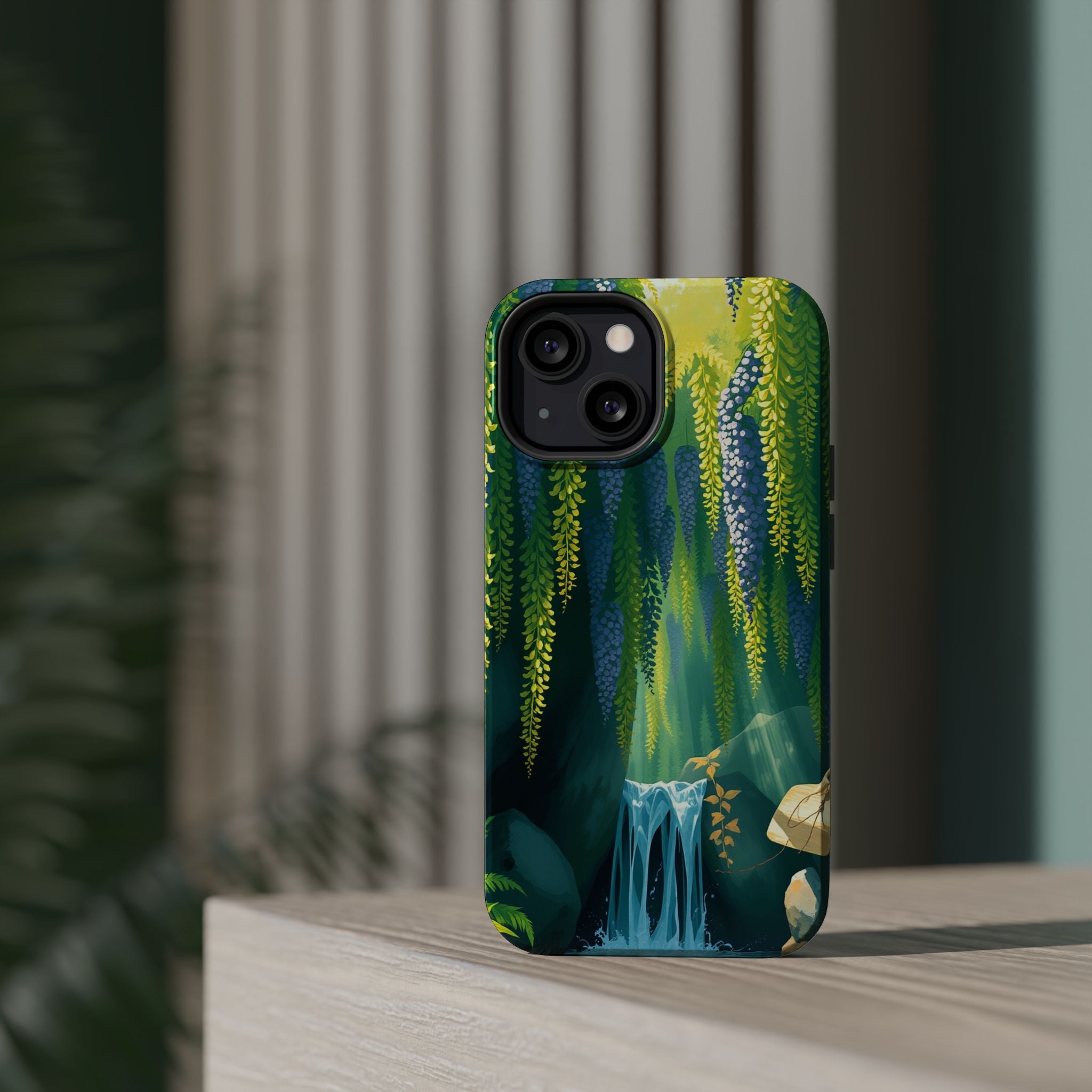 iPhone Wisteria Cascade Mystic Art Bold Modern Everyday Snap Case · iPhone Case