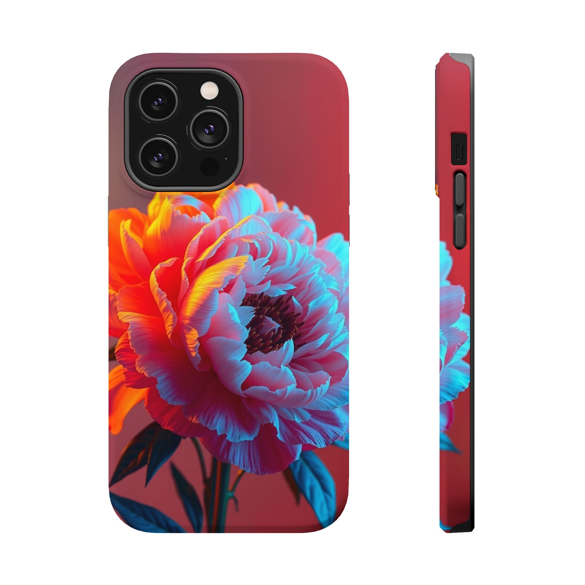 iPhone Peony Bouquet Bold Art Slim Everyday Designer Case · iPhone Case