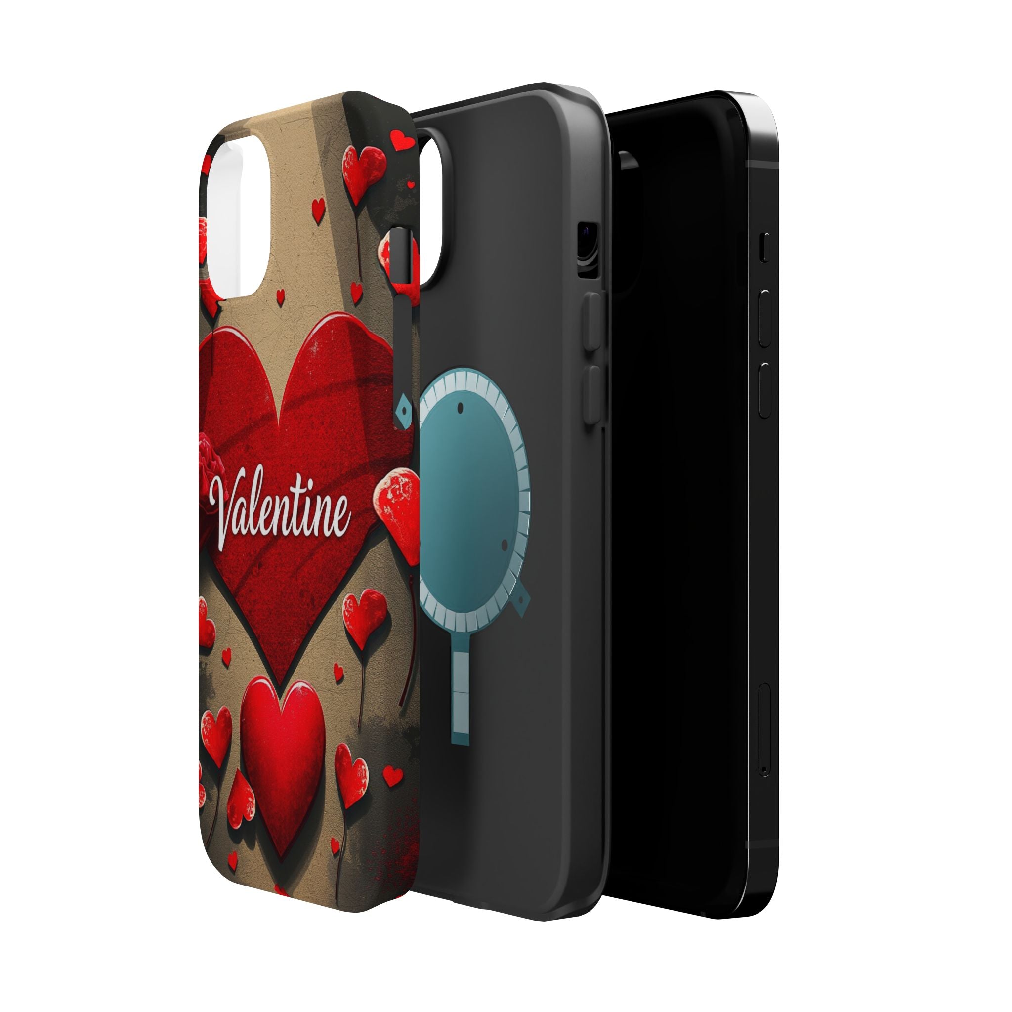 iPhone Serene Vintage Valentine Card Design Slim Everyday Designer Case · iPhone