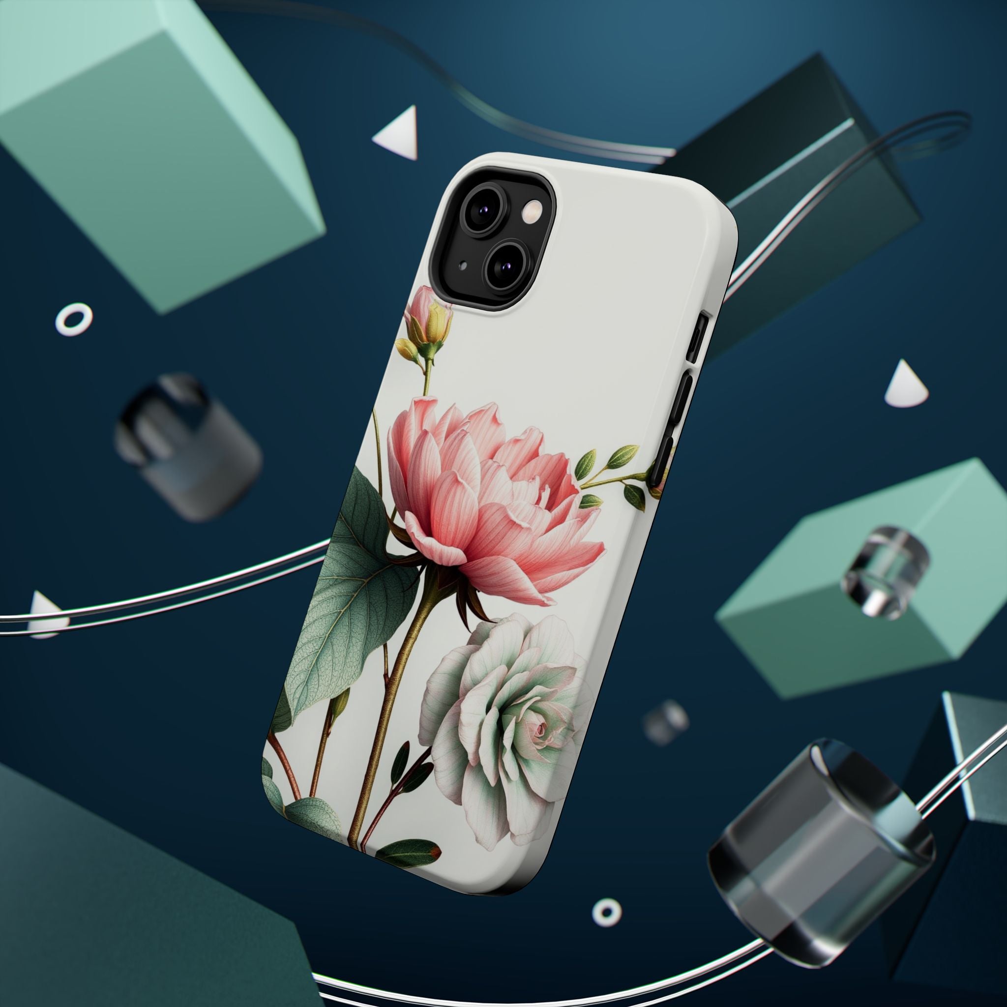 iPhone Vibrant Vintage Botanical Print Design Clean iPhone 14 Minimal · iPhone C