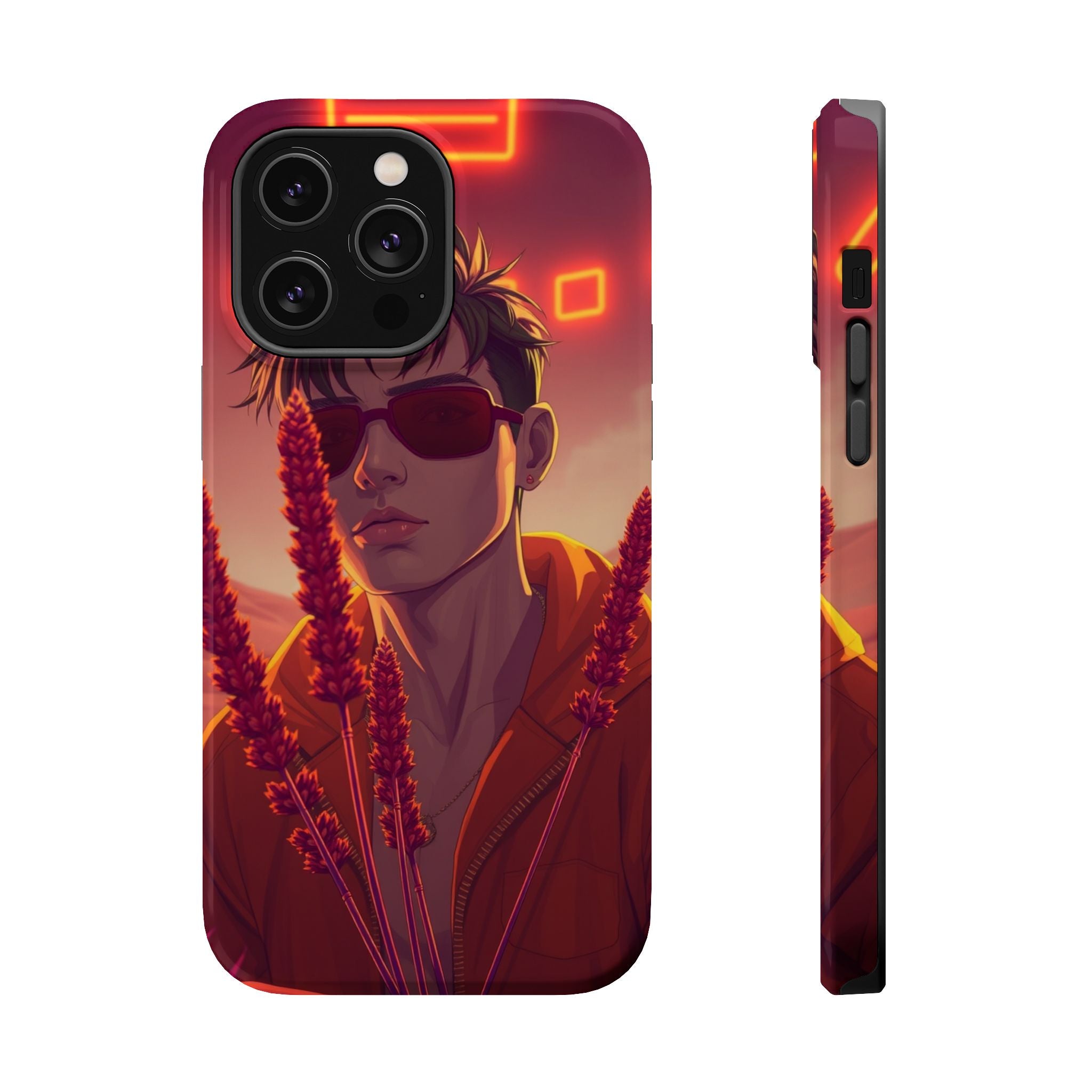 iPhone Lavender Haze Neon Cyberpunk Slim Everyday Designer Case · iPhone Case