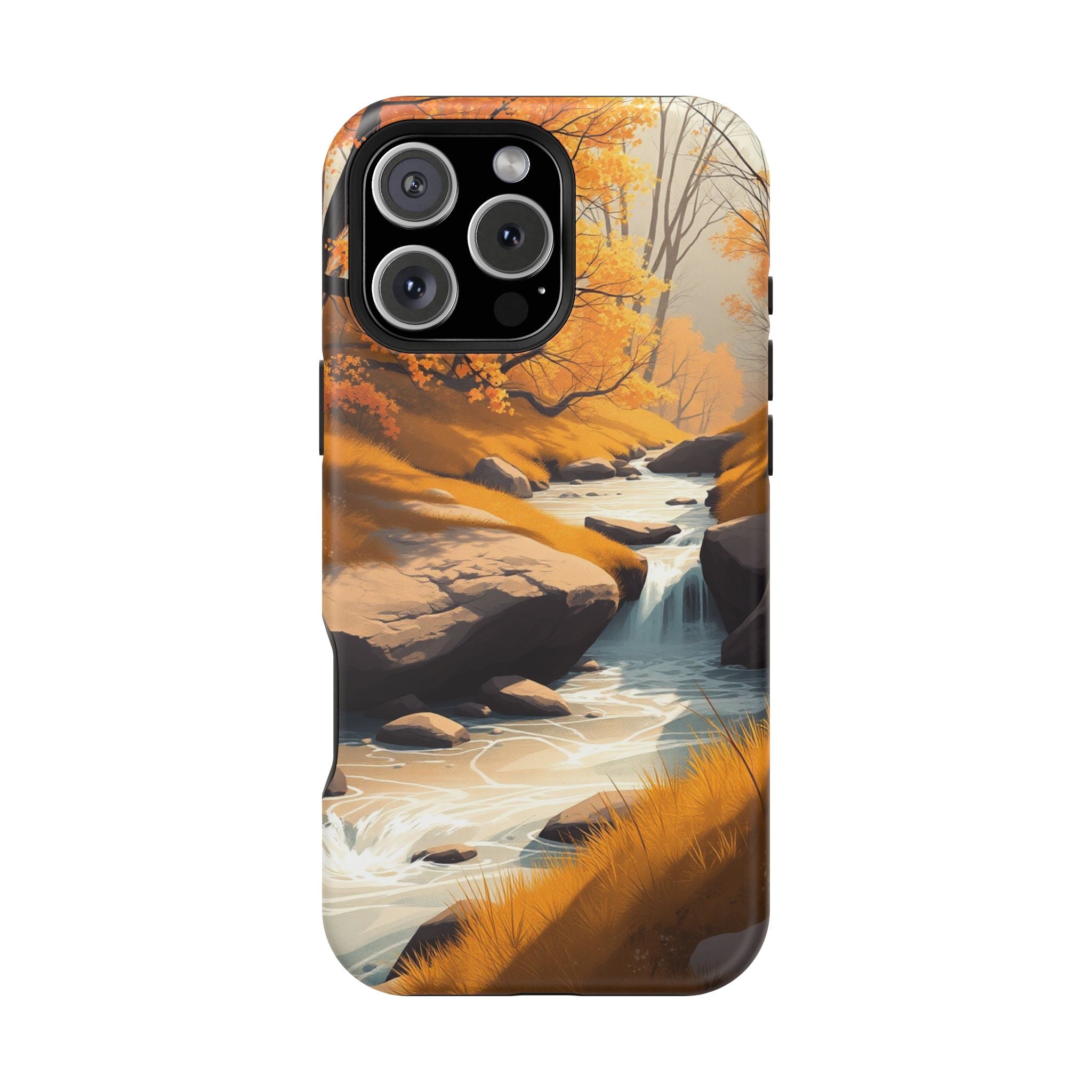 iPhone Mustard And Rust Spring Creek Slim Everyday Designer Case · iPhone Case