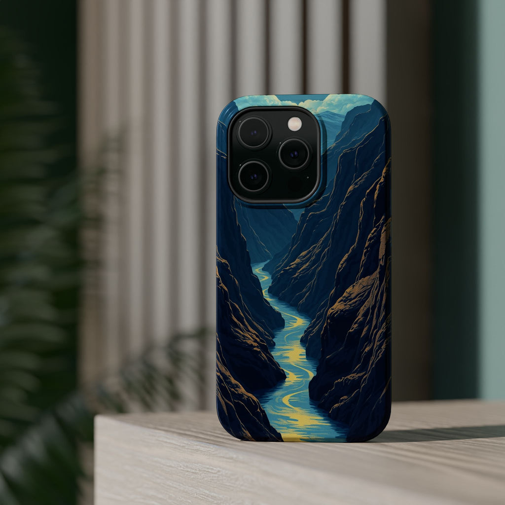 iPhone River Canyon Gold Foil Luxury Slim Everyday Designer Case · iPhone Case
