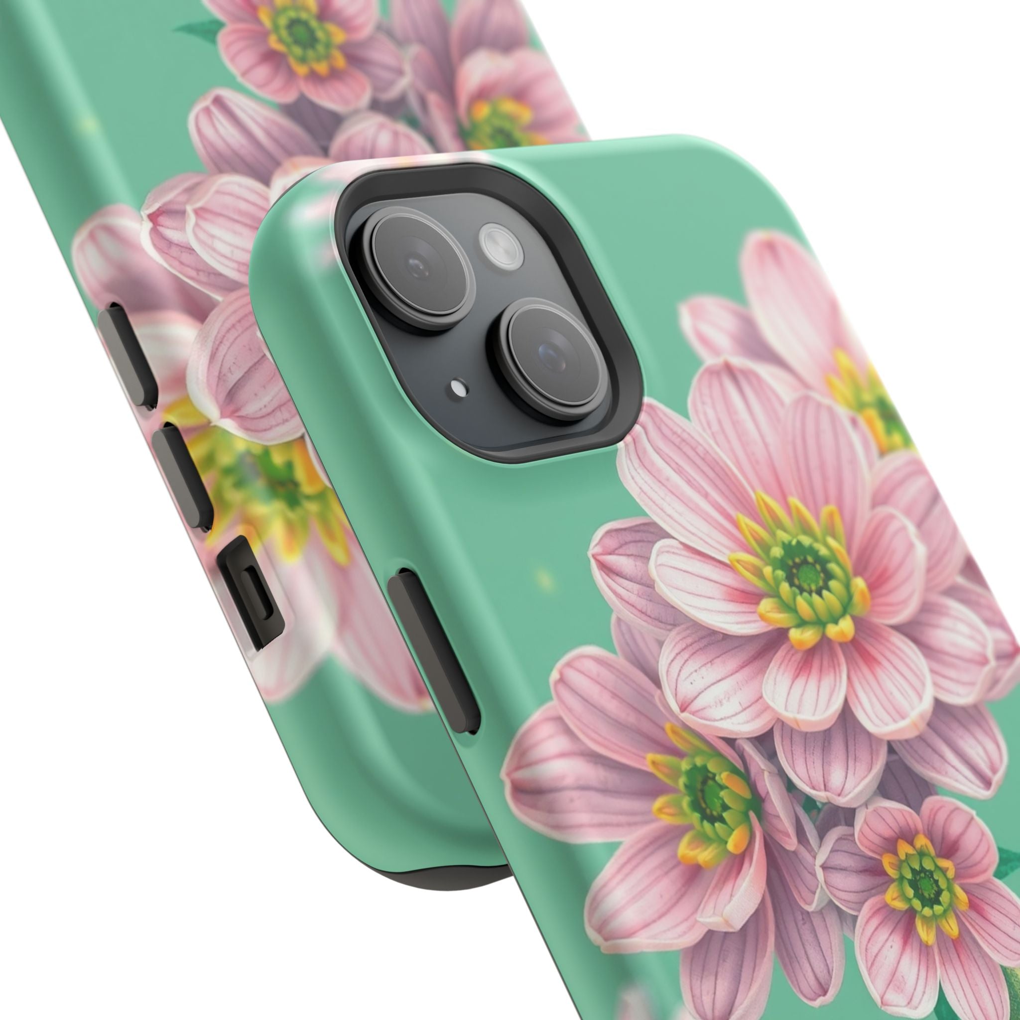 iPhone Vibrant Ranunculus Stack Design Slim Everyday Designer Case · iPhone Case