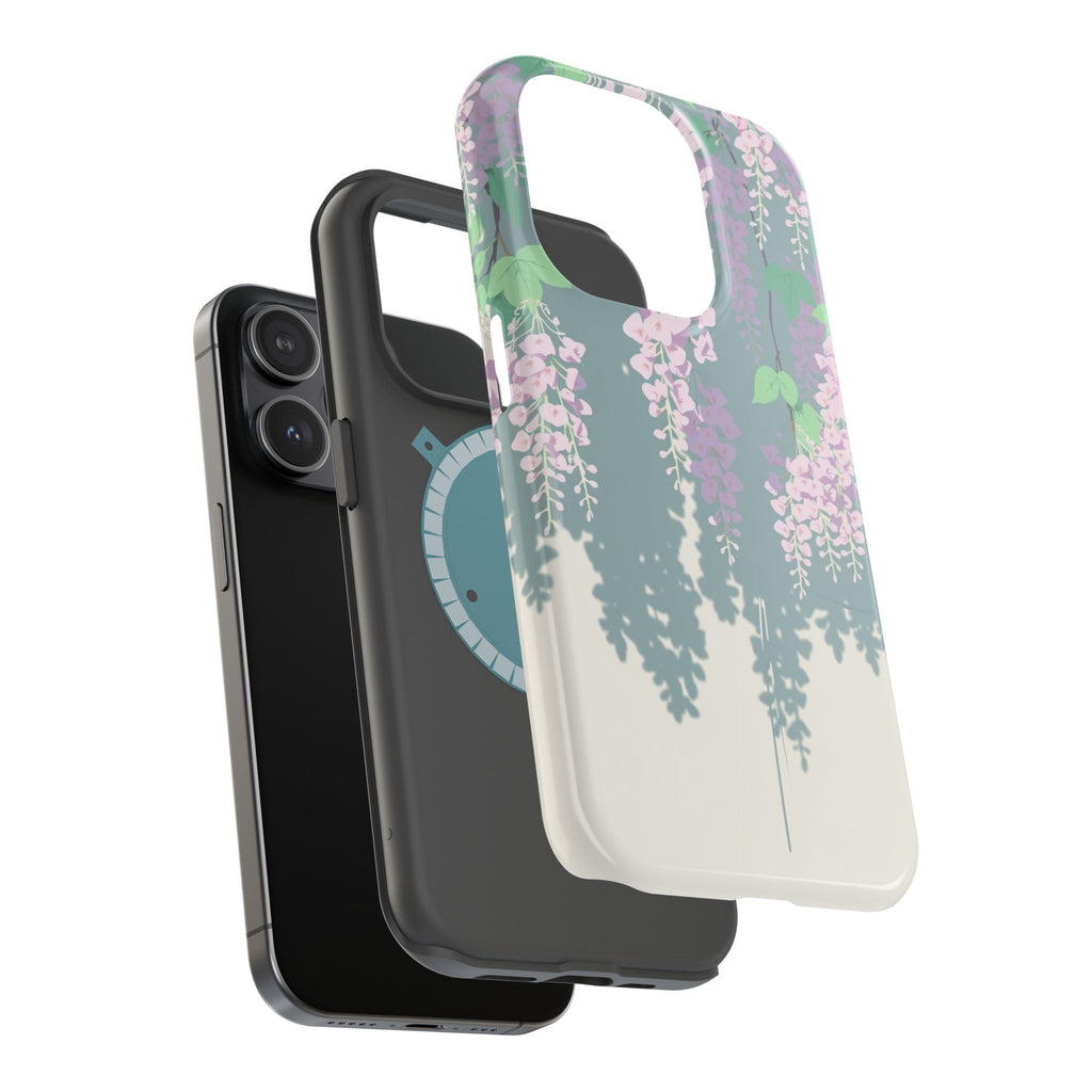 iPhone Dreamy Wisteria Cascade Design Slim Everyday Designer Case · iPhone Case