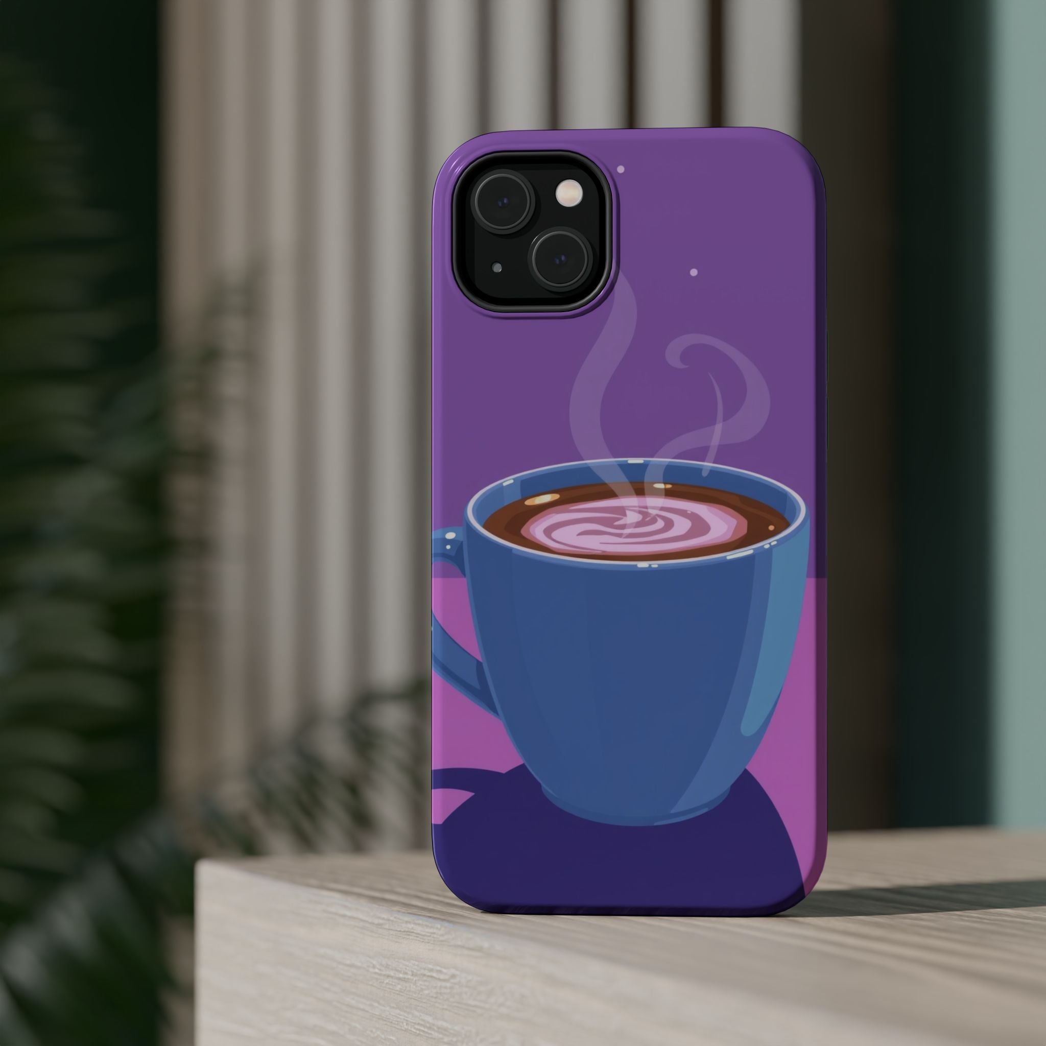 iPhone Emotional Support Coffee Pixel Art -Bit Soft Finish Everyday Case · iPhon