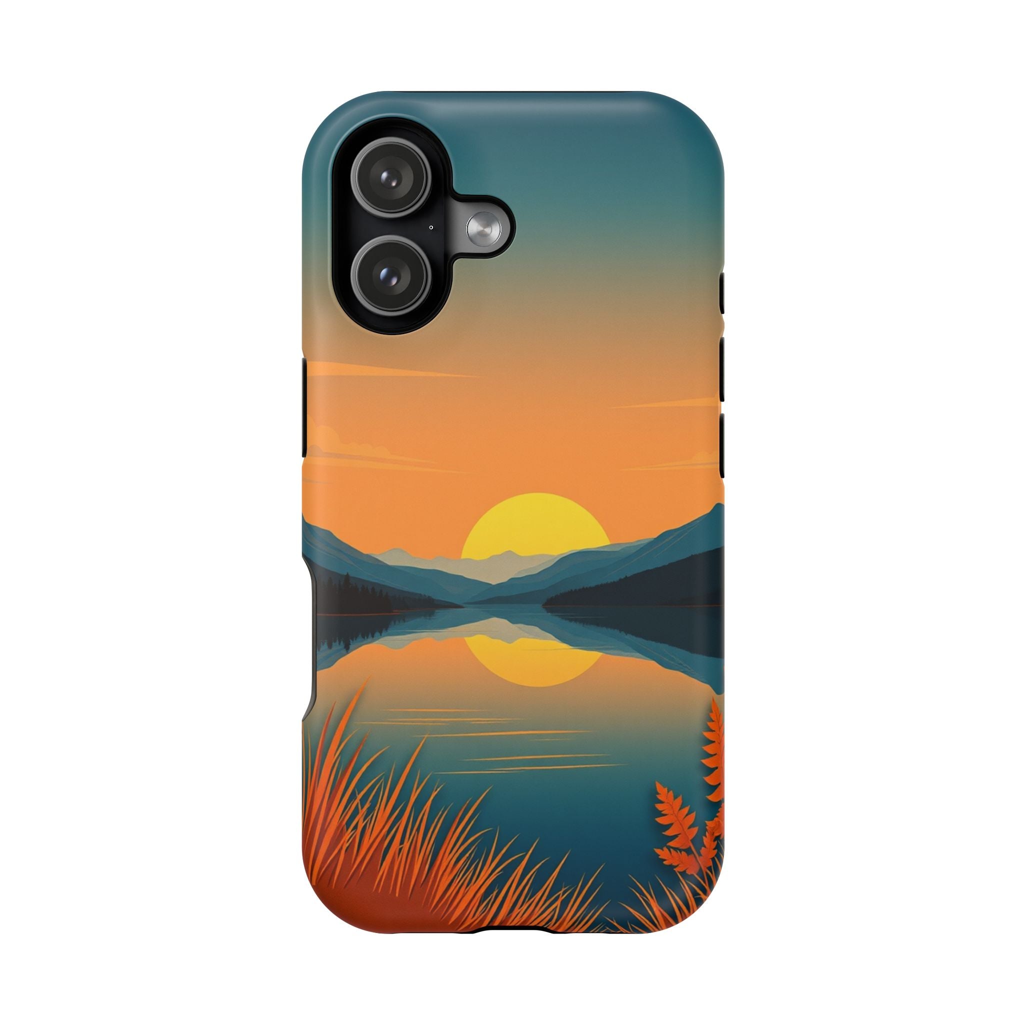 iPhone Lake at Twilight Cinematic Art Slim Everyday Designer Case · iPhone Case