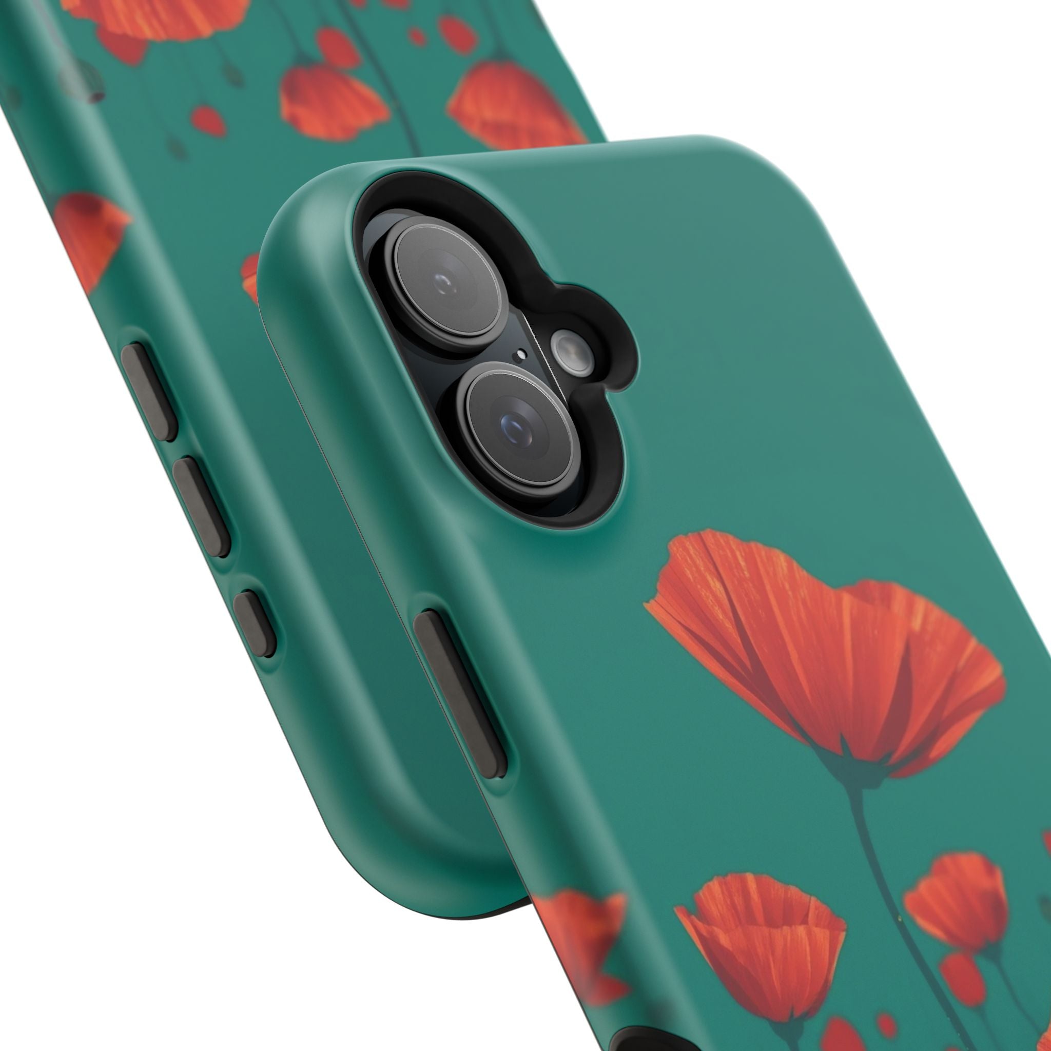 iPhone Earthy Poppy Field Design Bold Modern Everyday Snap Case · iPhone Case