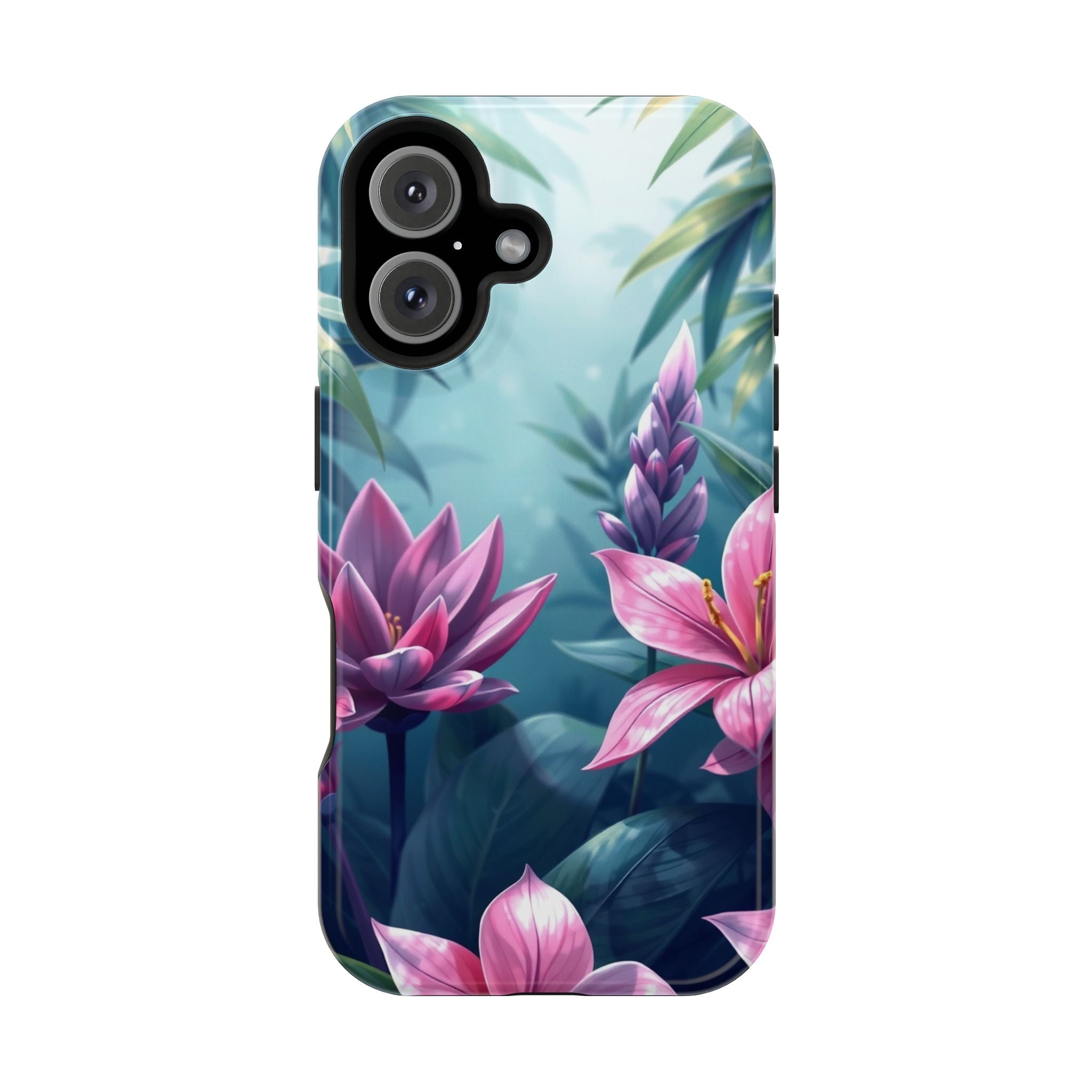 iPhone Indigo And Violet Jungle Floral Slim Everyday Designer Case · iPhone Case