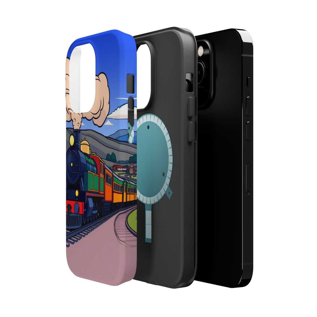iPhone Steam Locomotive Puff Kids Fun iPhone Phone Case Gift Slim · iPhone Case