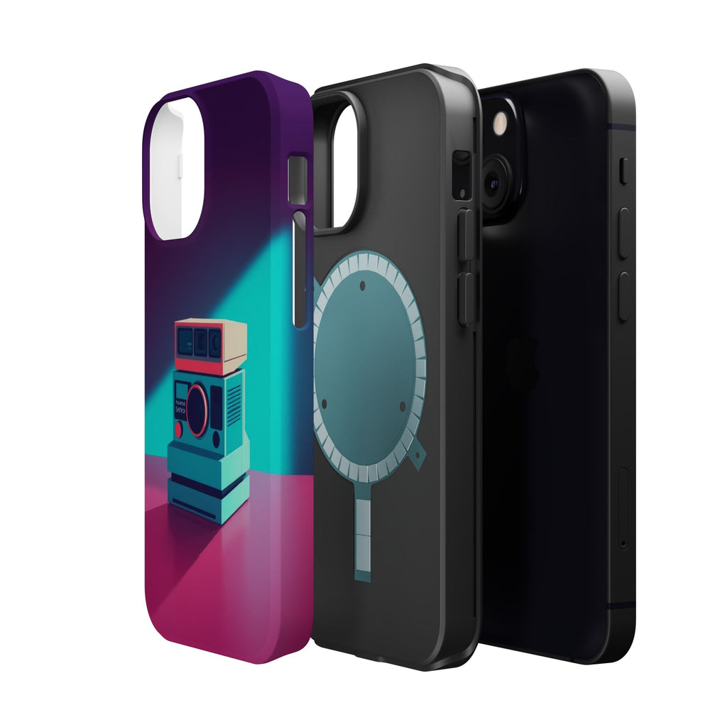 iPhone Polaroid Stack Memory Pop Art Bold Slim Everyday Designer Case · iPhone C