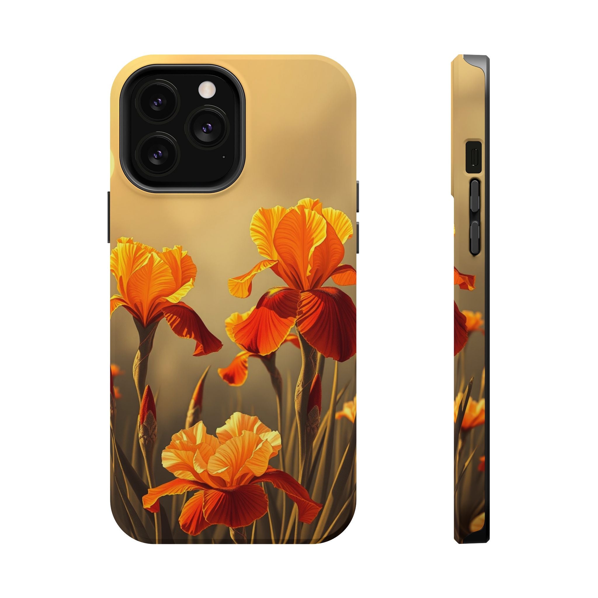 iPhone Iris Garden Gold Foil Luxury Slim Everyday Designer Case · iPhone Case