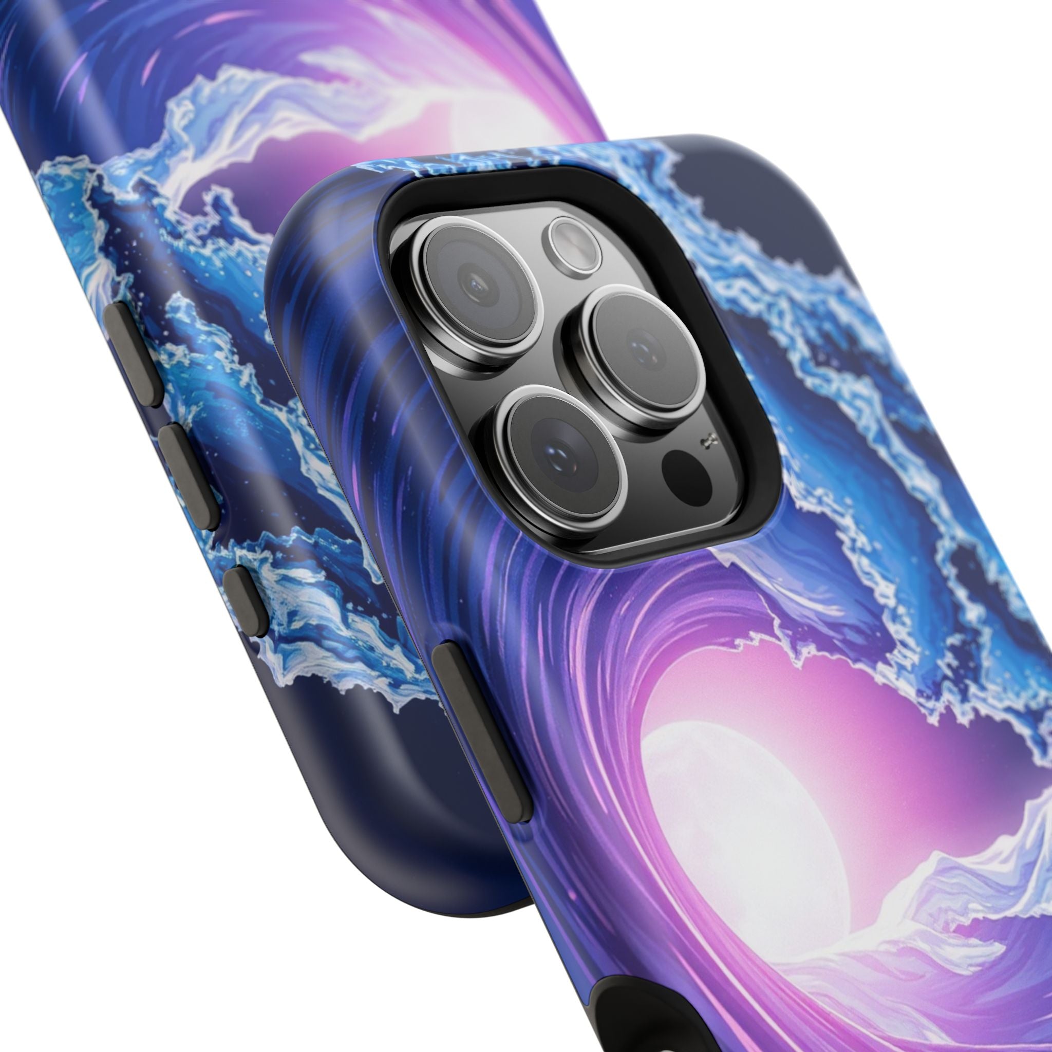 iPhone Holographic Wave Cinematic Art Slim Everyday Designer Case · iPhone Case