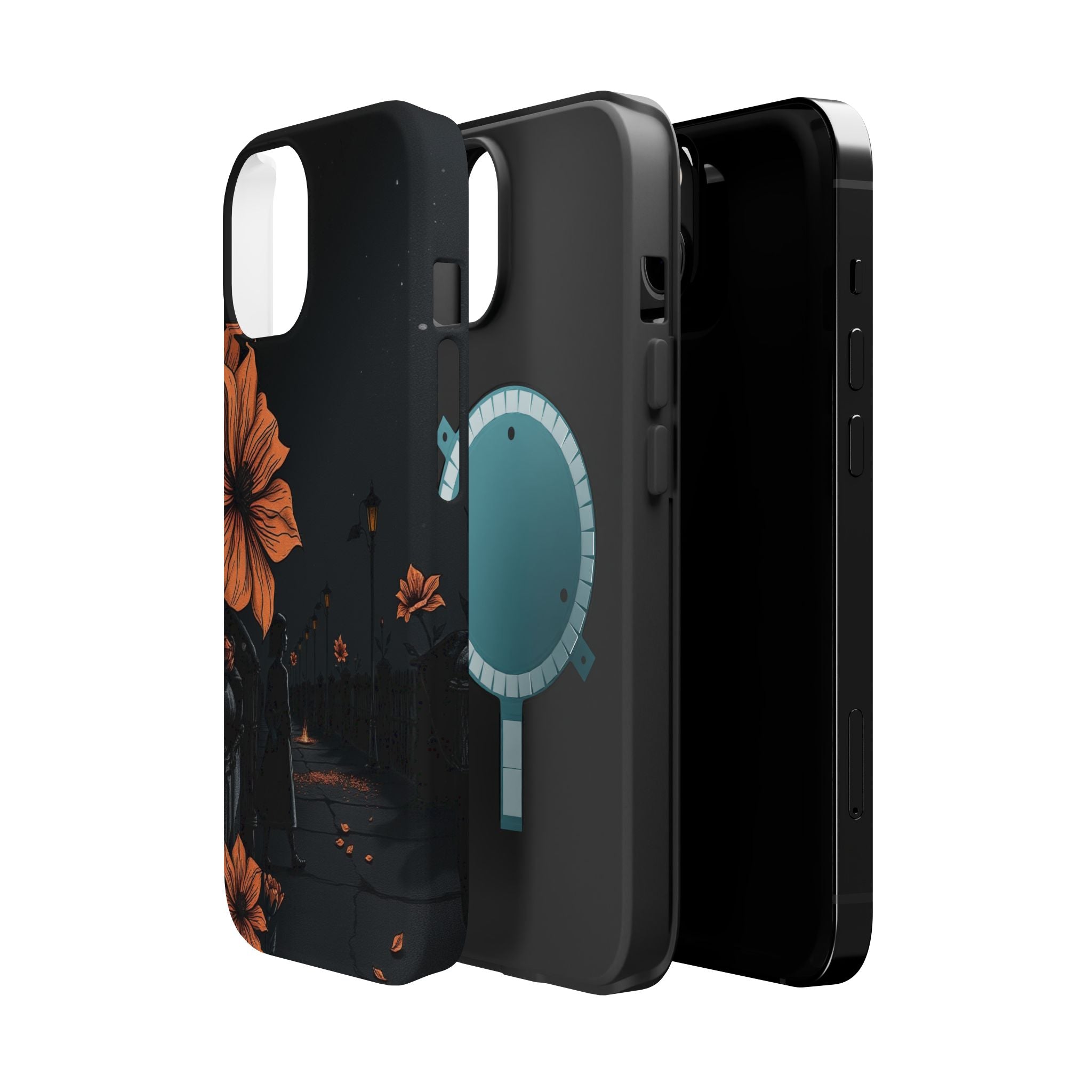 iPhone Night Bloomer Electric Art Bold Modern Everyday Snap Case · iPhone Case