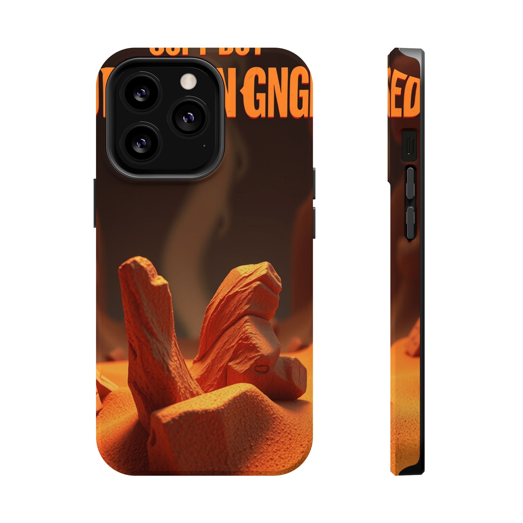 iPhone Earthy Soft but Unhinged Design Slim Everyday Designer Case · iPhone Case
