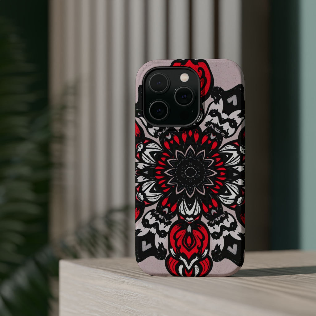iPhone Floral Mandala Bold Art Slim Everyday Designer Case · iPhone Case