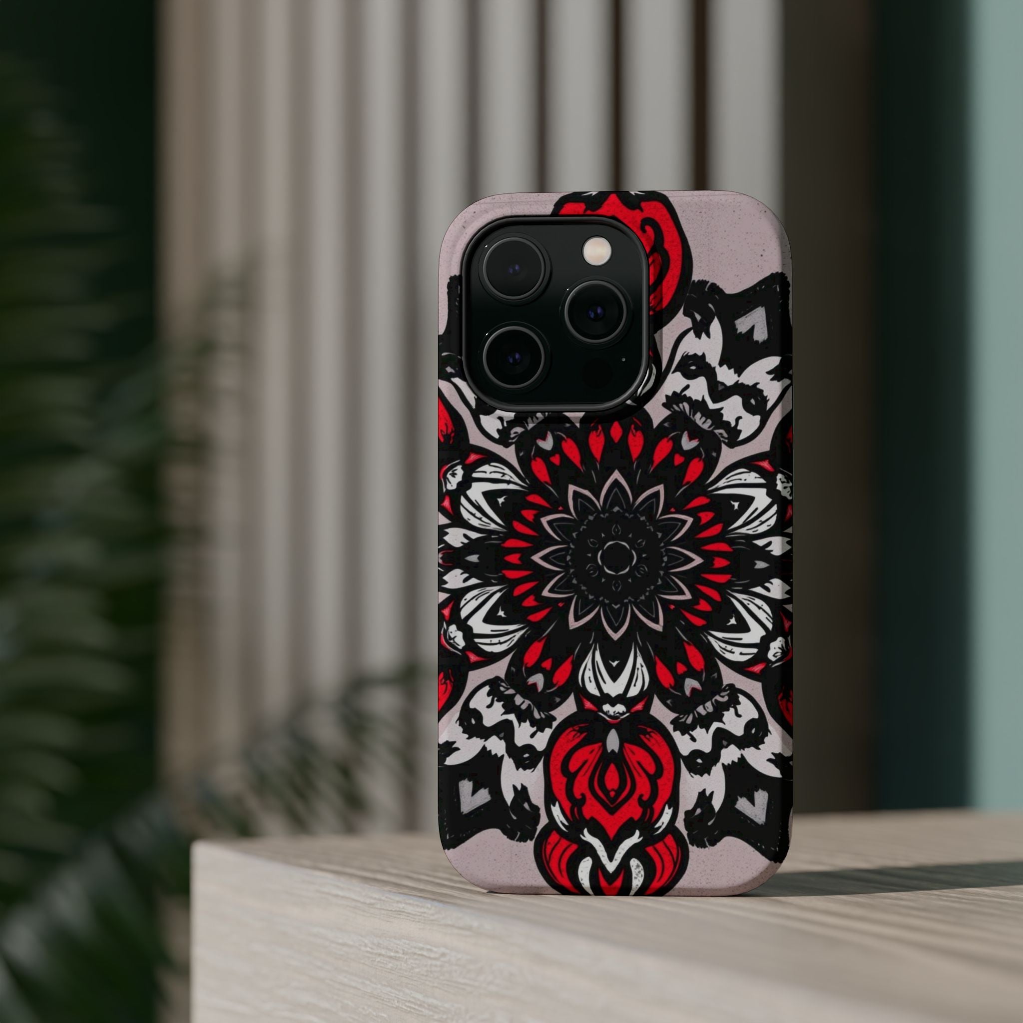 iPhone Floral Mandala Bold Art Slim Everyday Designer Case · iPhone Case