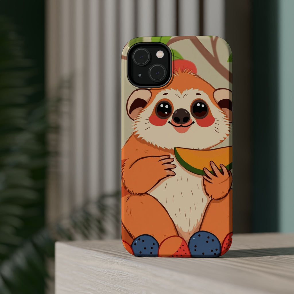 iPhone Slow Loris with Fruit Kids Fun iPhone Phone Case Gift Slim · iPhone Case