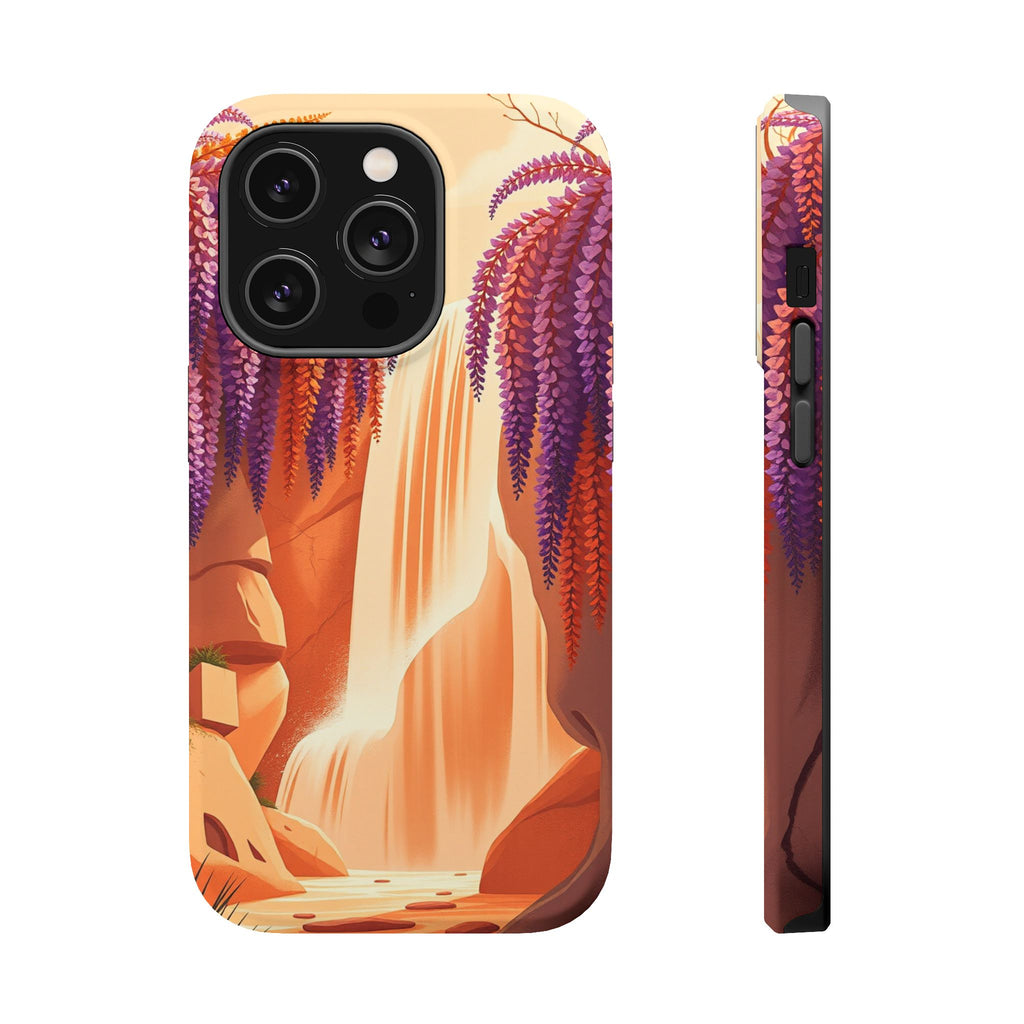 iPhone Wisteria Cascade Grunge Distressed Slim iPhone Everyday Designer · iPhone