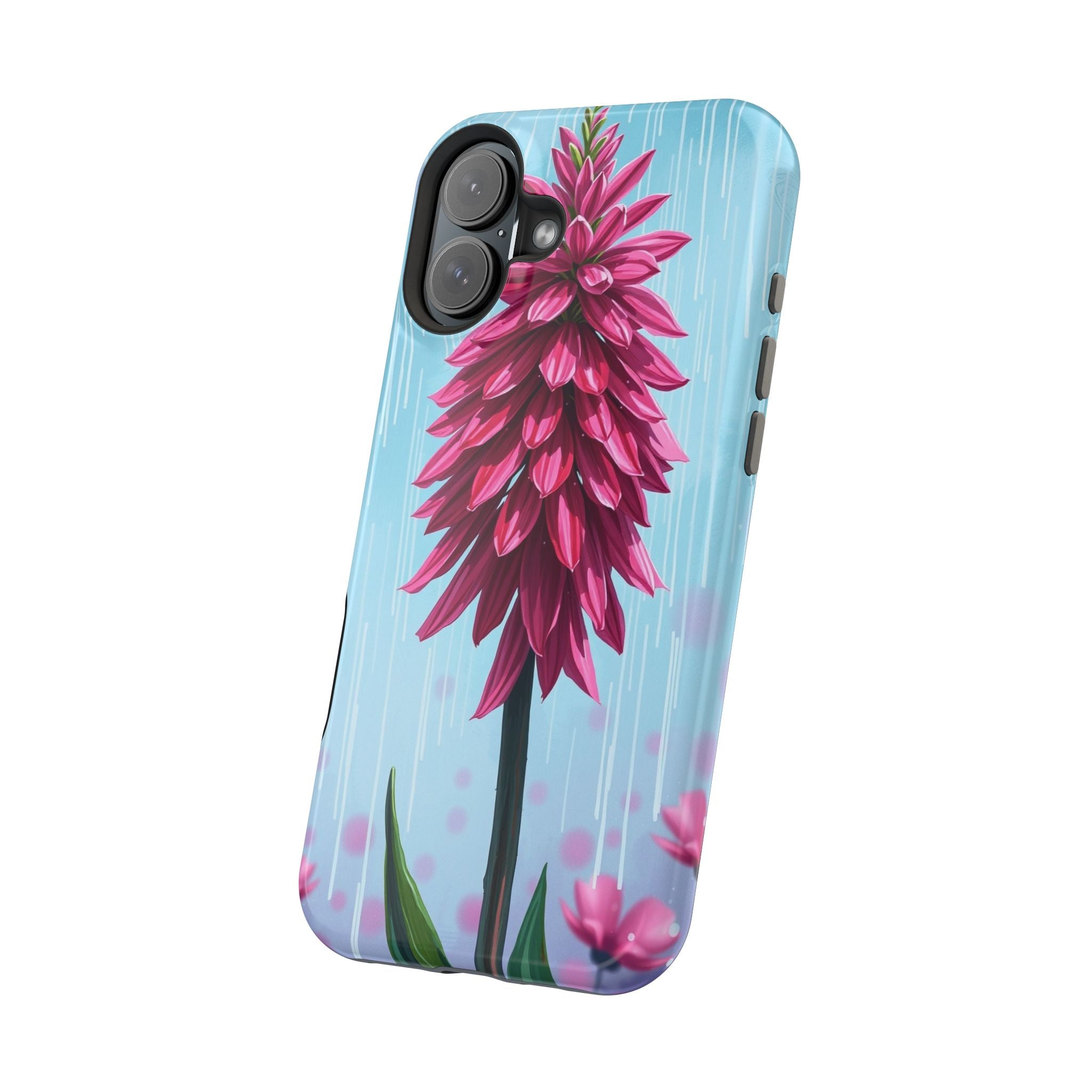iPhone Cyan And Magenta Spring Shower Bloom Slim iPhone Everyday · iPhone Case