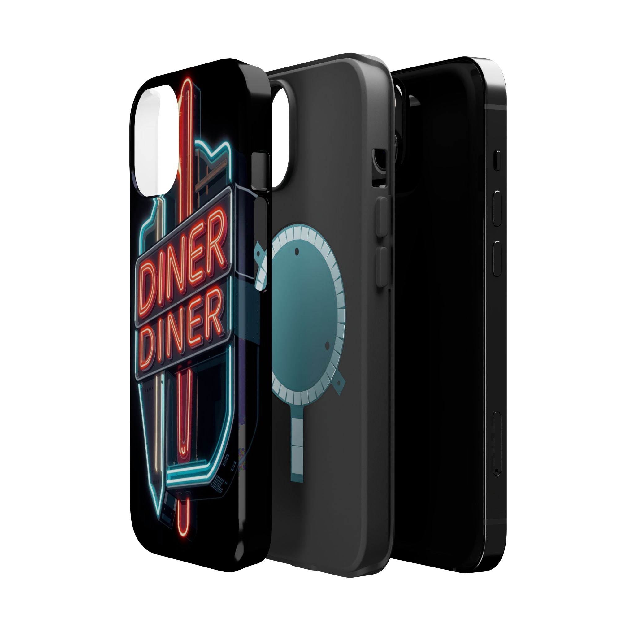 iPhone Neon Diner Sign Electric Art Slim Everyday Designer Case · iPhone Case
