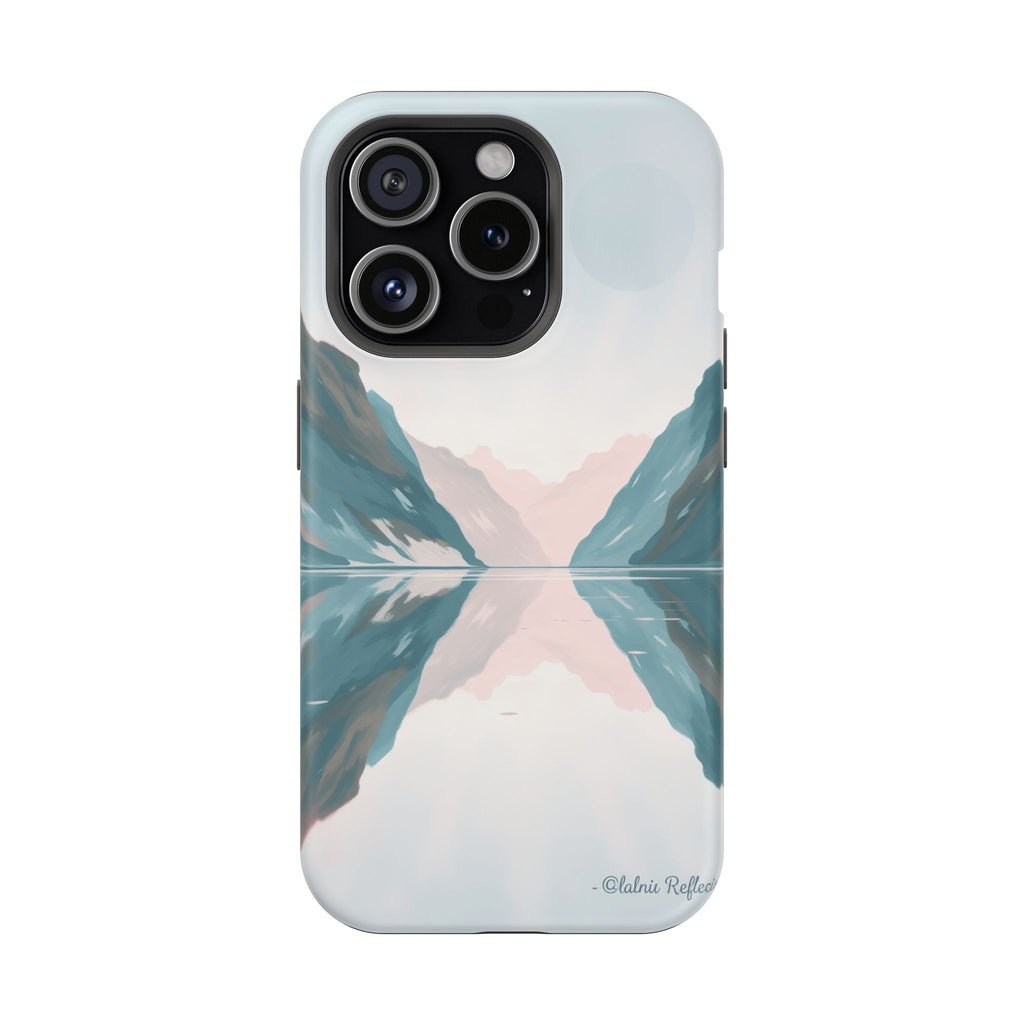 iPhone Fjord Reflection Oil Painting Impressionist iPhone Artistic · iPhone Case