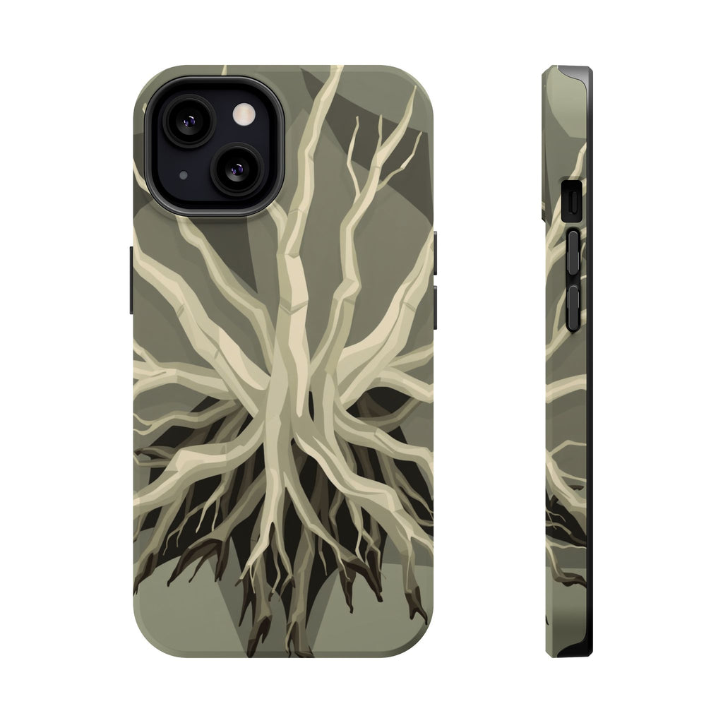 iPhone Sage And Ivory Mangrove Roots Slim Everyday Designer Case · iPhone Case