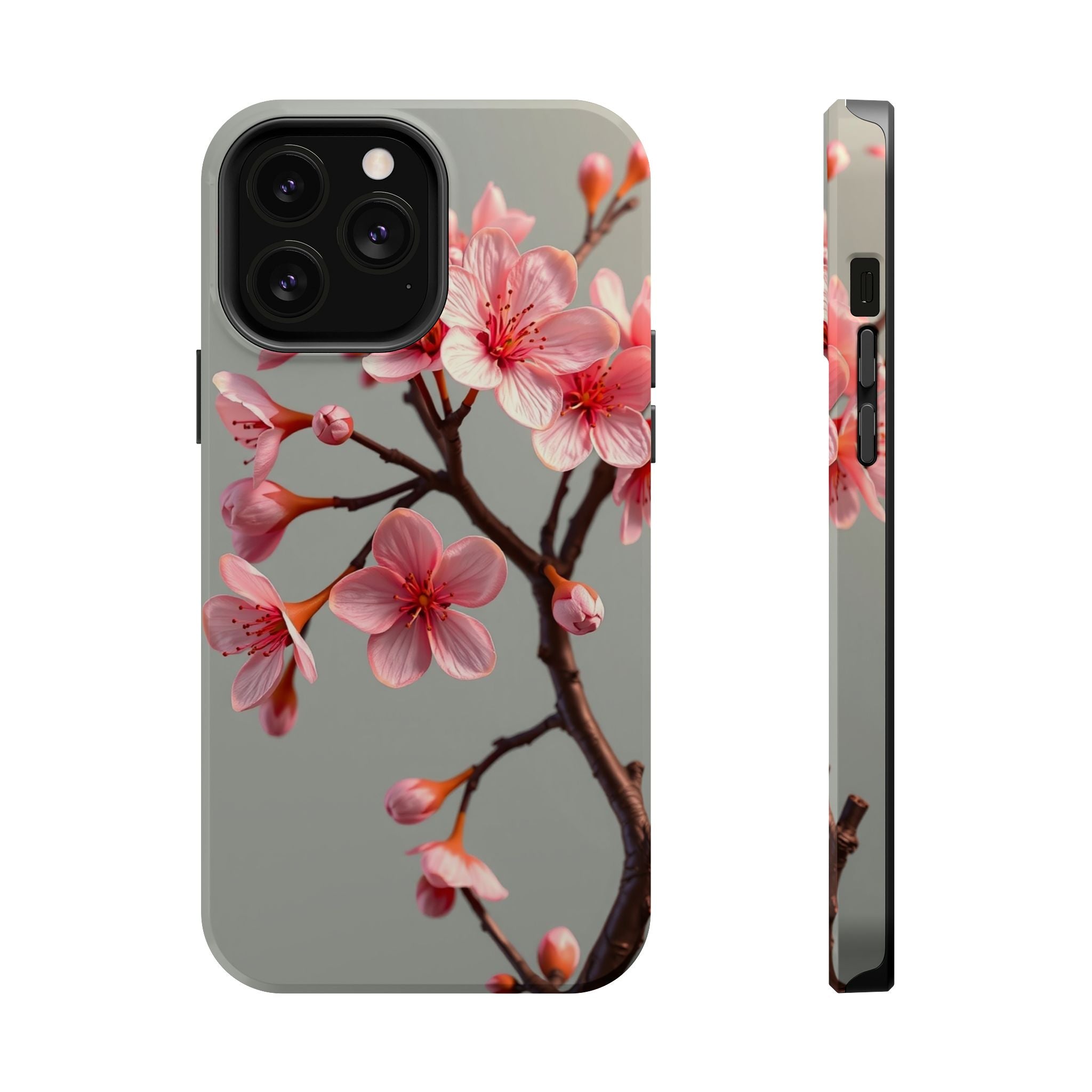 iPhone Mustard And Rust Cherry Blossom Slim Everyday Designer Case · iPhone Case