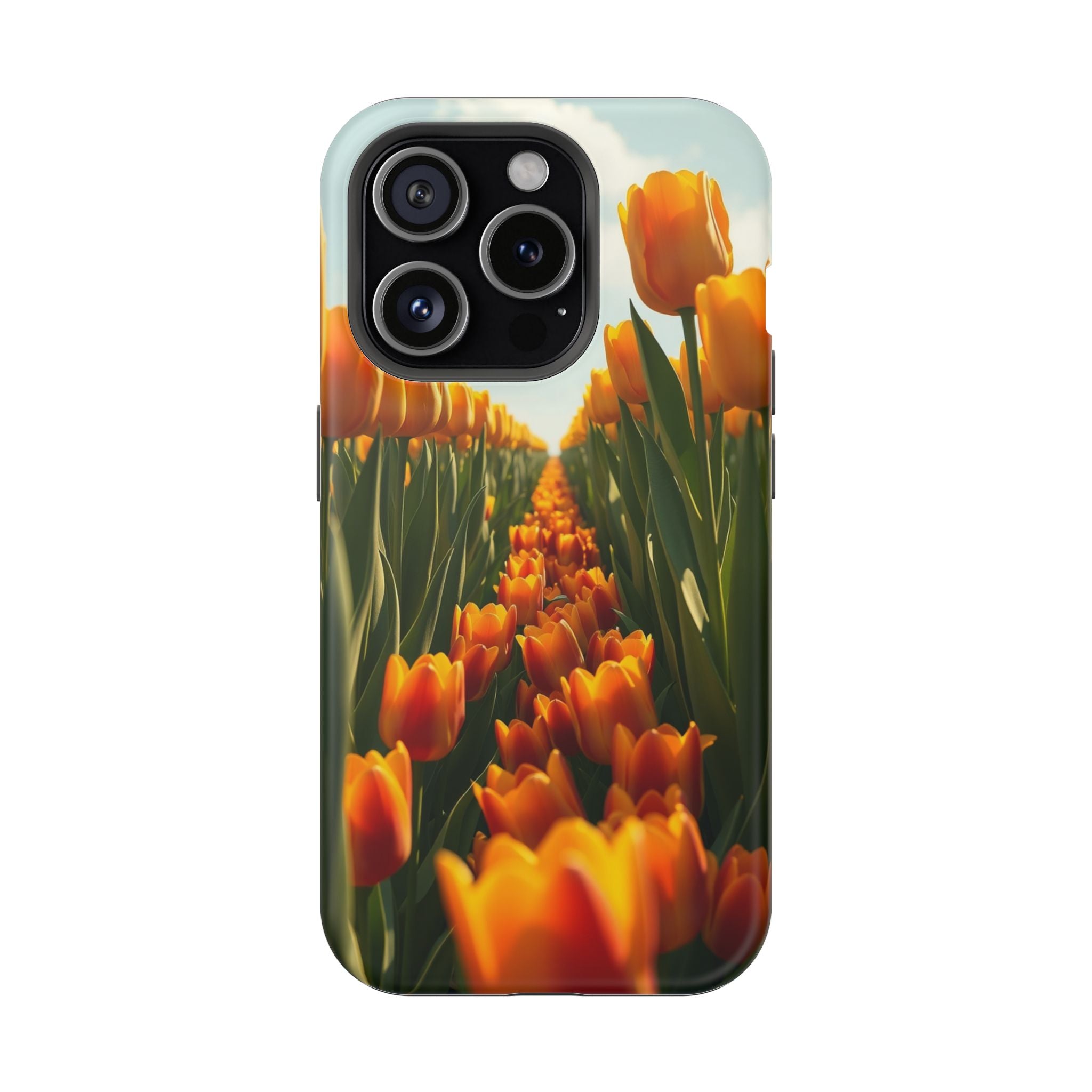 iPhone Tulip Row Radiant Design Slim Everyday Designer Case · iPhone Case