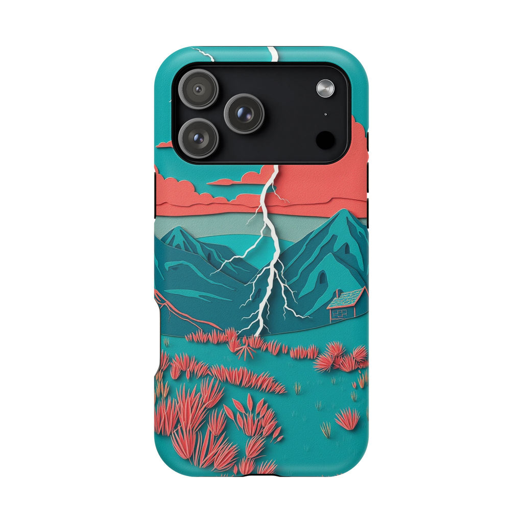 iPhone Prairie Lightning Paper Cut Art Slim Everyday Designer Case · iPhone Case
