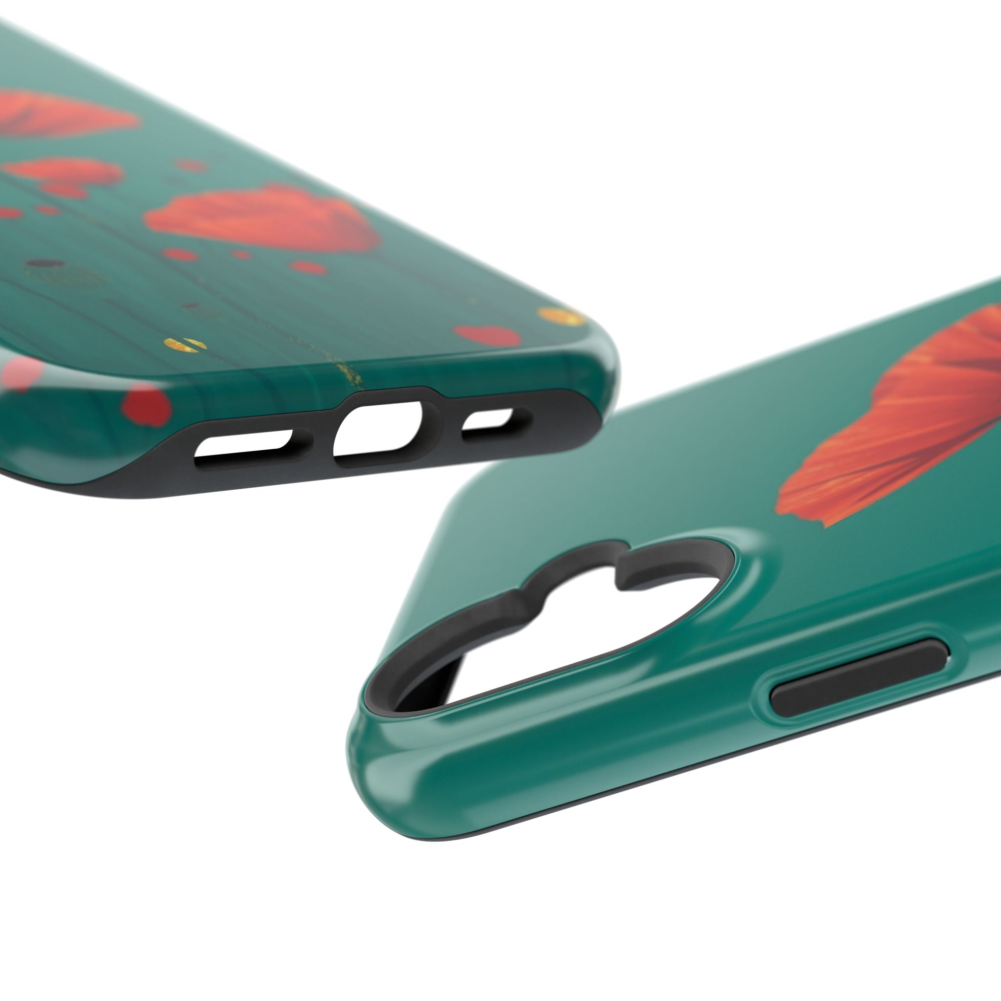 iPhone Earthy Poppy Field Design Bold Modern Everyday Snap Case · iPhone Case