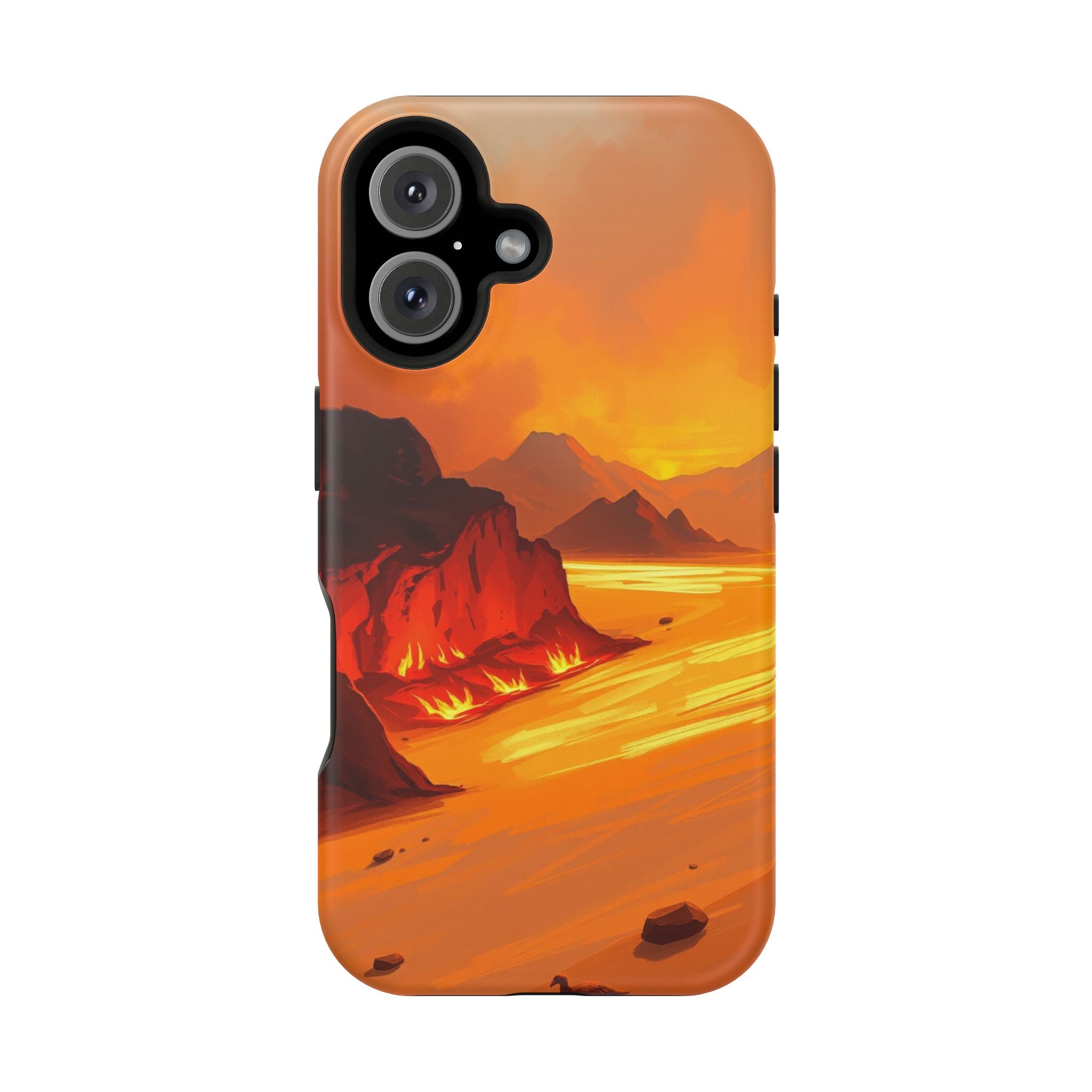 iPhone Burnt Orange And Sand Wildfire Glow Slim iPhone Everyday · iPhone Case