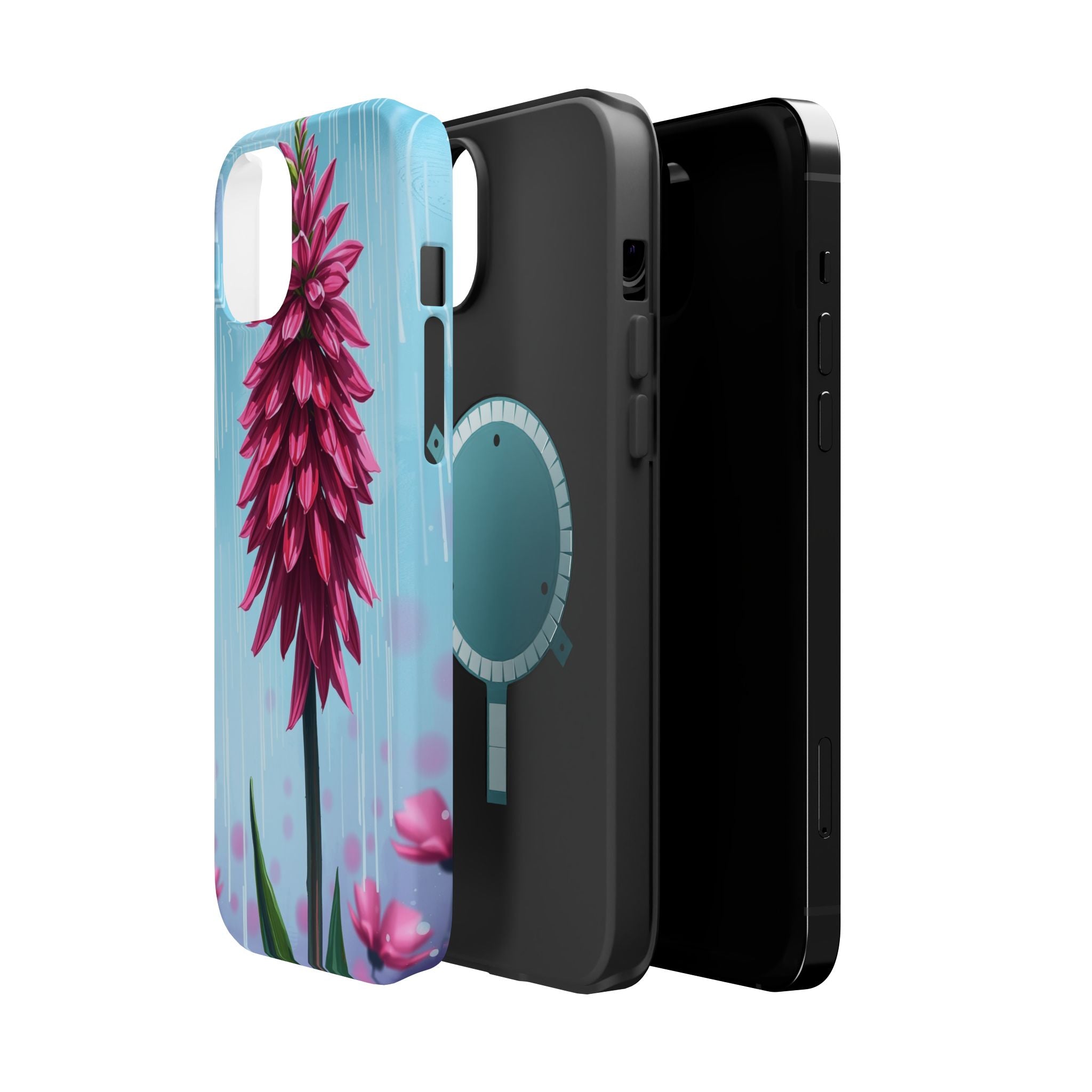 iPhone Cyan And Magenta Spring Shower Bloom Slim iPhone Everyday · iPhone Case