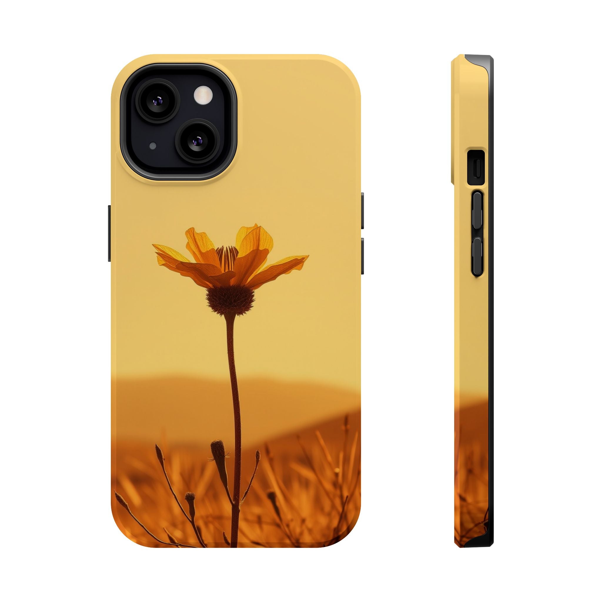 iPhone Desert Flower Cinematic Art Bold Modern Everyday Snap Case · iPhone Case