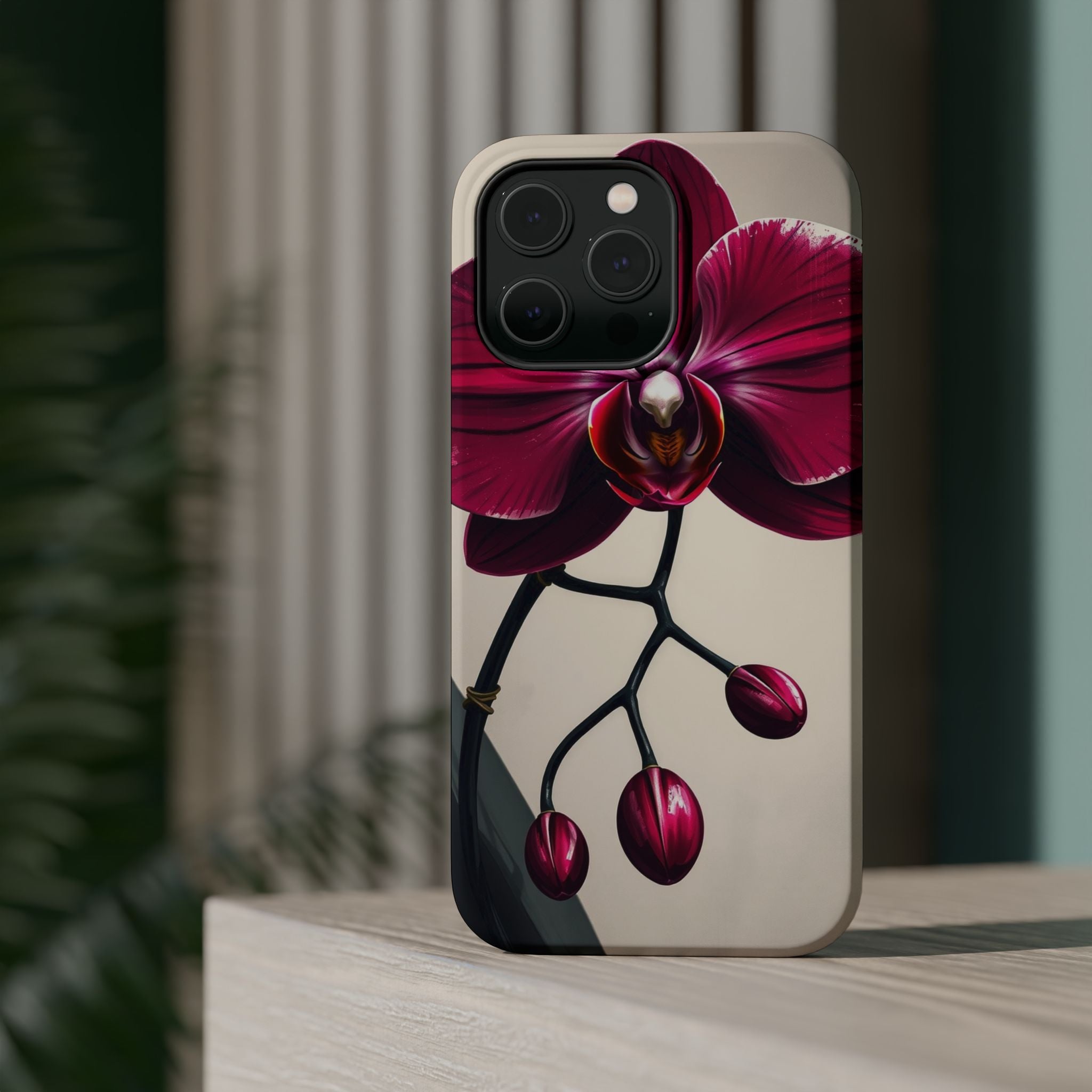 iPhone Orchid Study Enchanted Art Bold Modern Everyday Snap Case · iPhone Case