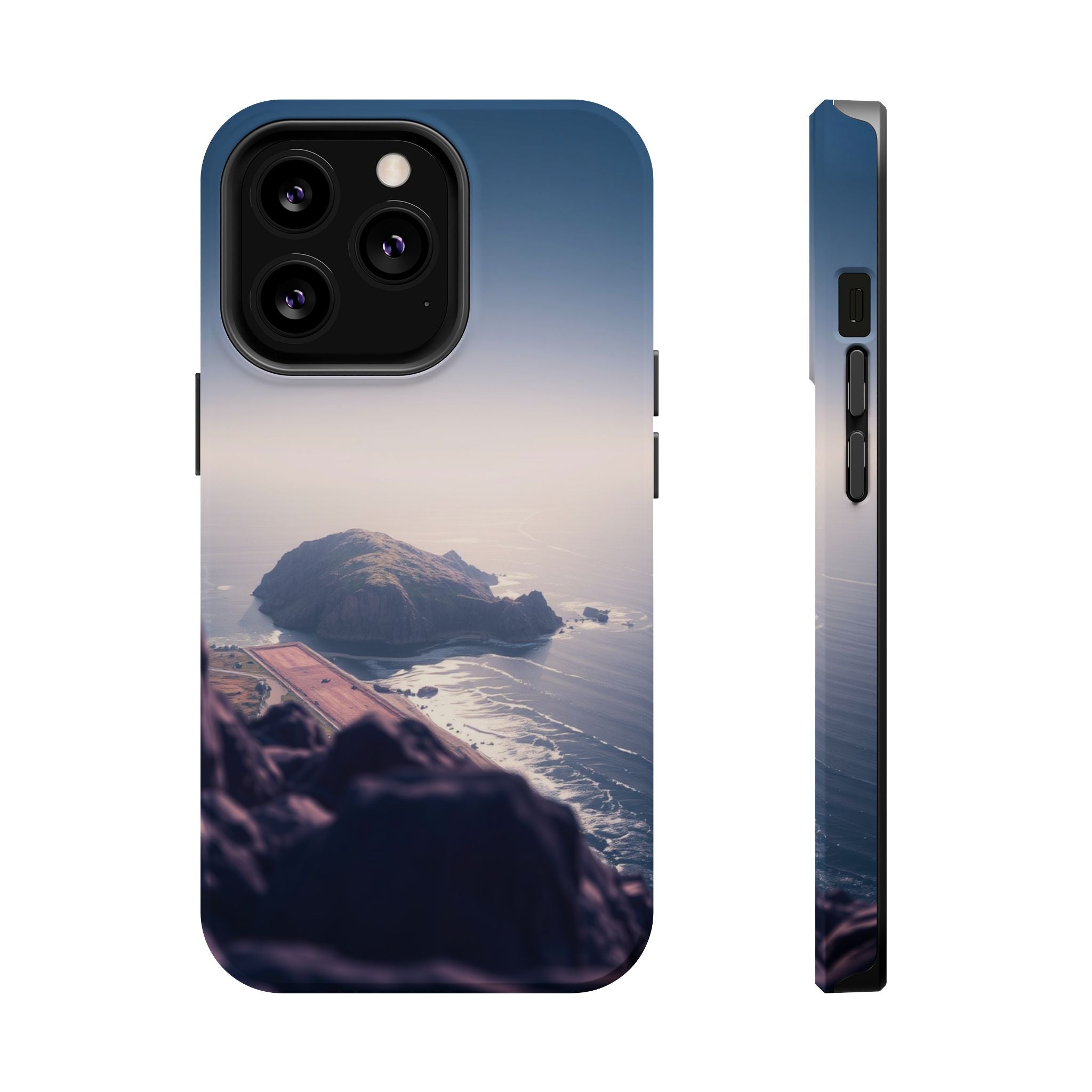 iPhone Shoreline Aerial Enchanted Art Slim Everyday Designer Case · iPhone Case