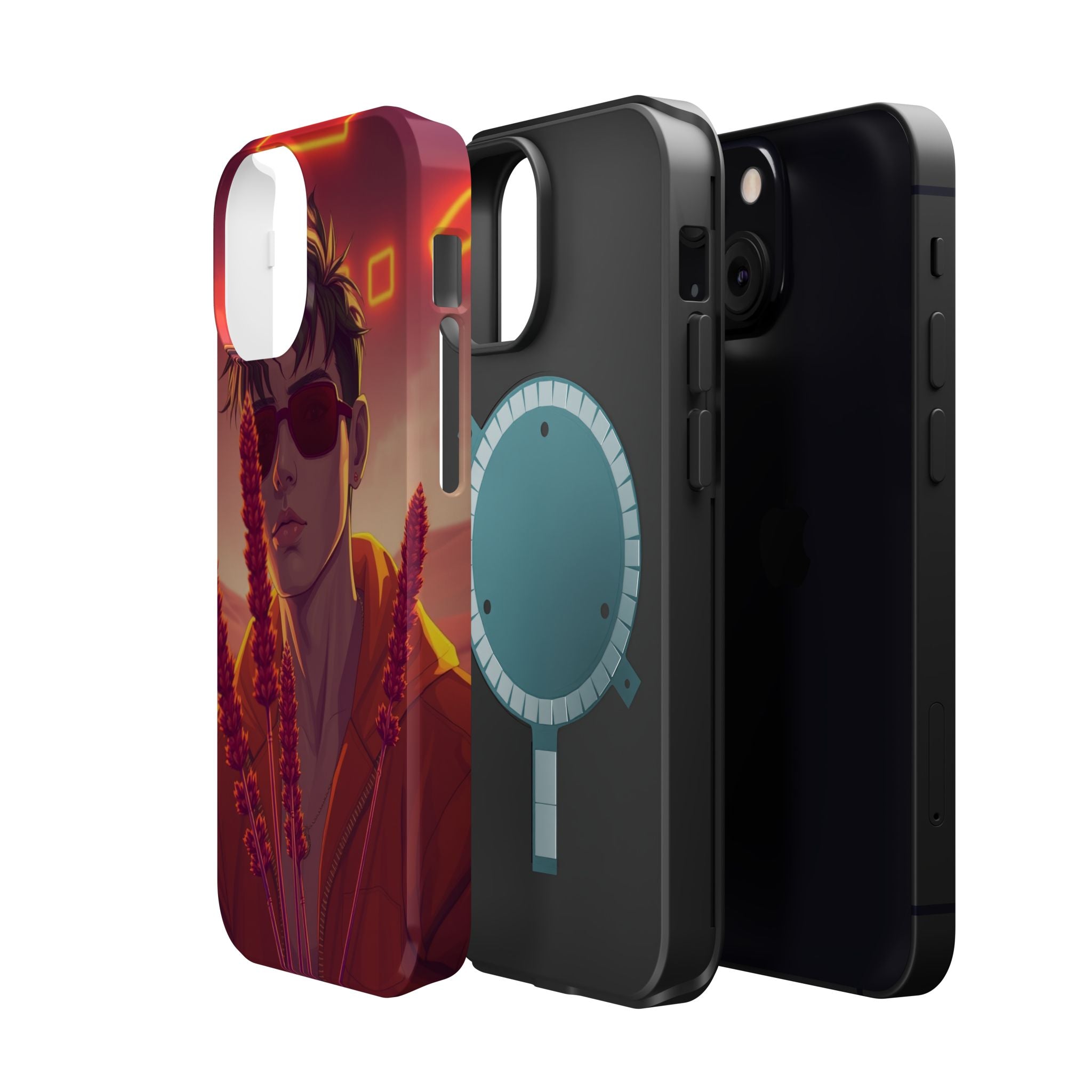 iPhone Lavender Haze Neon Cyberpunk Slim Everyday Designer Case · iPhone Case