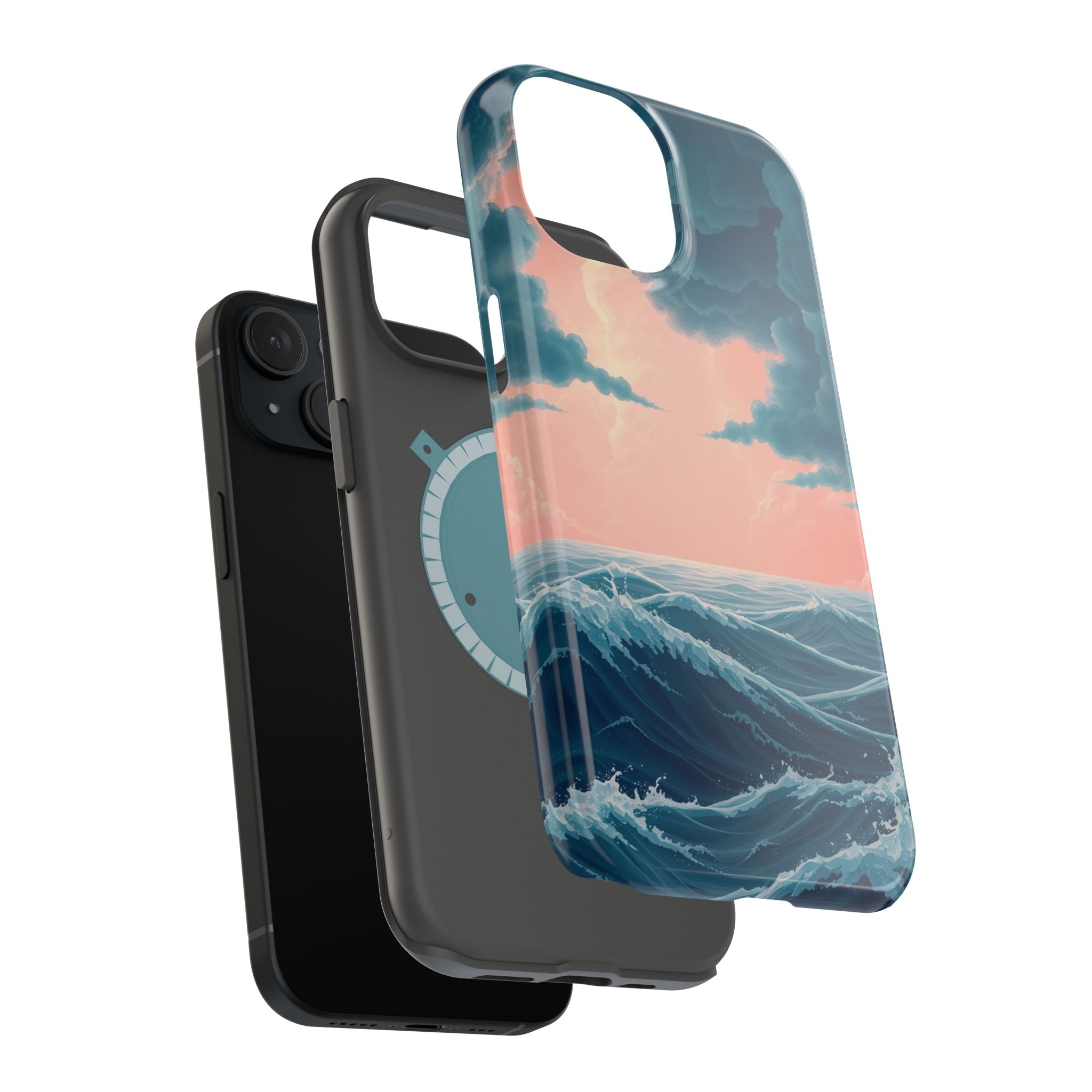 iPhone Storm at Sea 3D Digital Slim Everyday Designer Case · iPhone Case