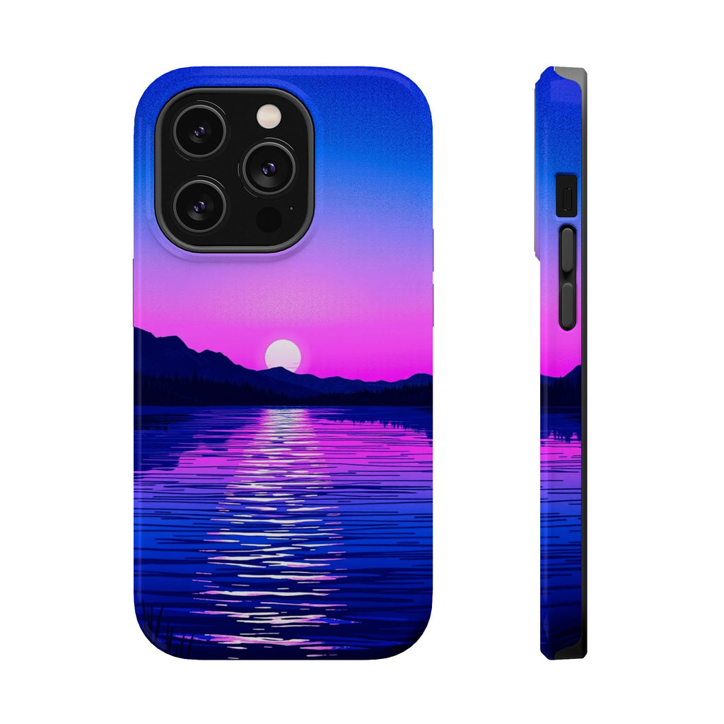 iPhone Indigo And Violet Lake at Twilight Slim iPhone Everyday Designer · iPhone