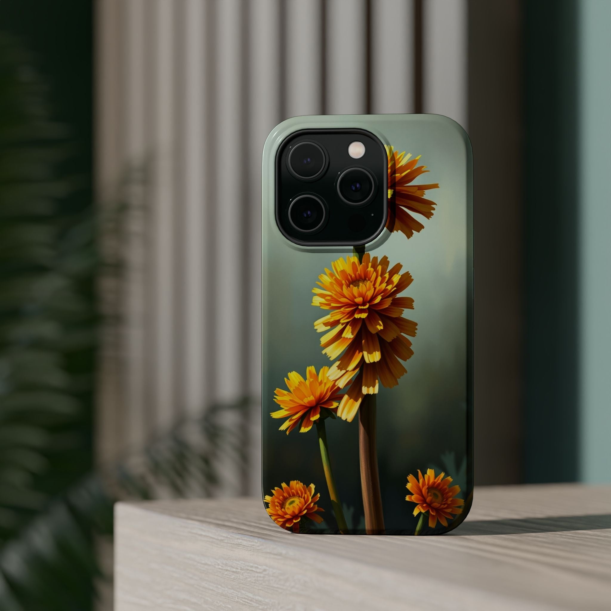 iPhone Ranunculus Stack Electric Art Slim Everyday Designer Case · iPhone Case