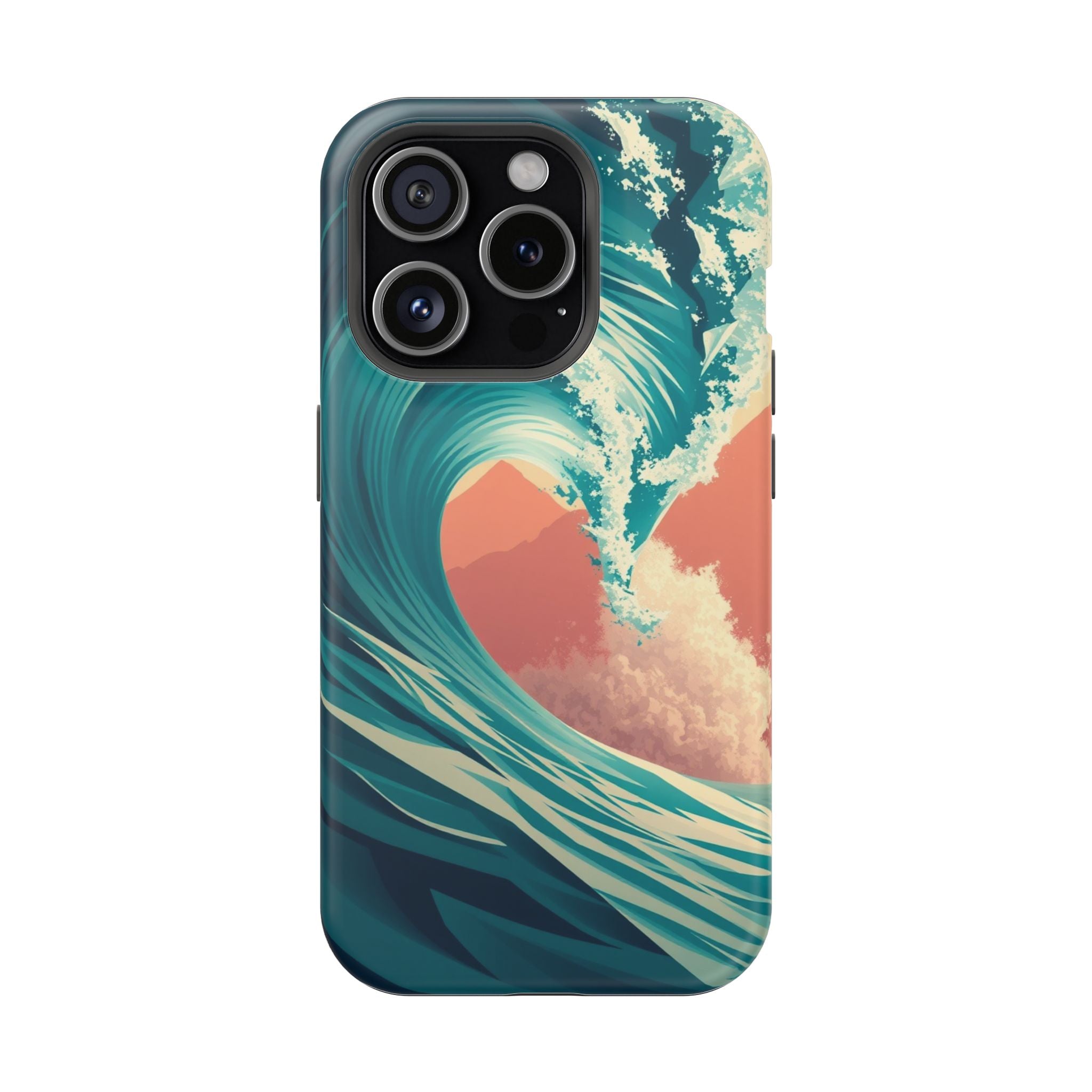 iPhone Ocean Wave Crash Cinematic Art Slim Everyday Designer Case · iPhone Case