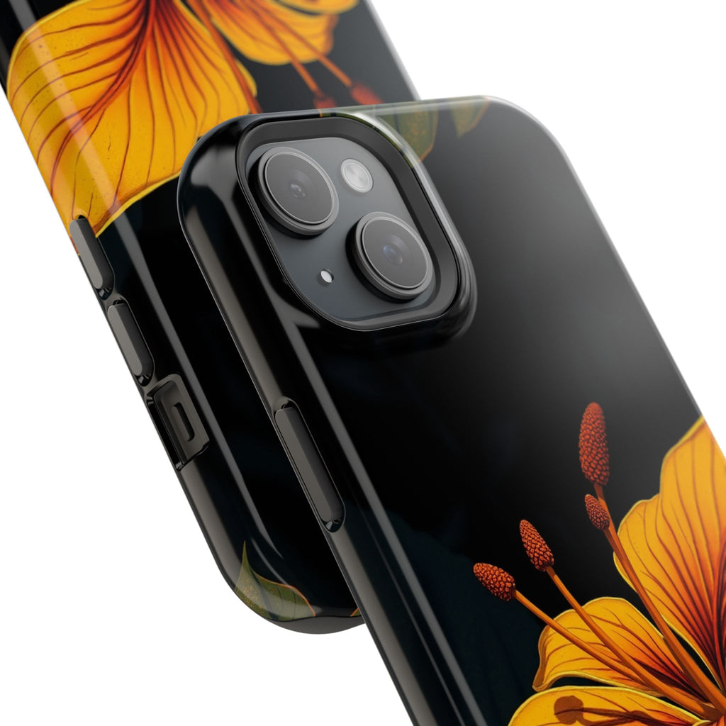 iPhone Earthy Tropical Bloom Design Artistic Everyday Cas Slim Snap Case · iPhon