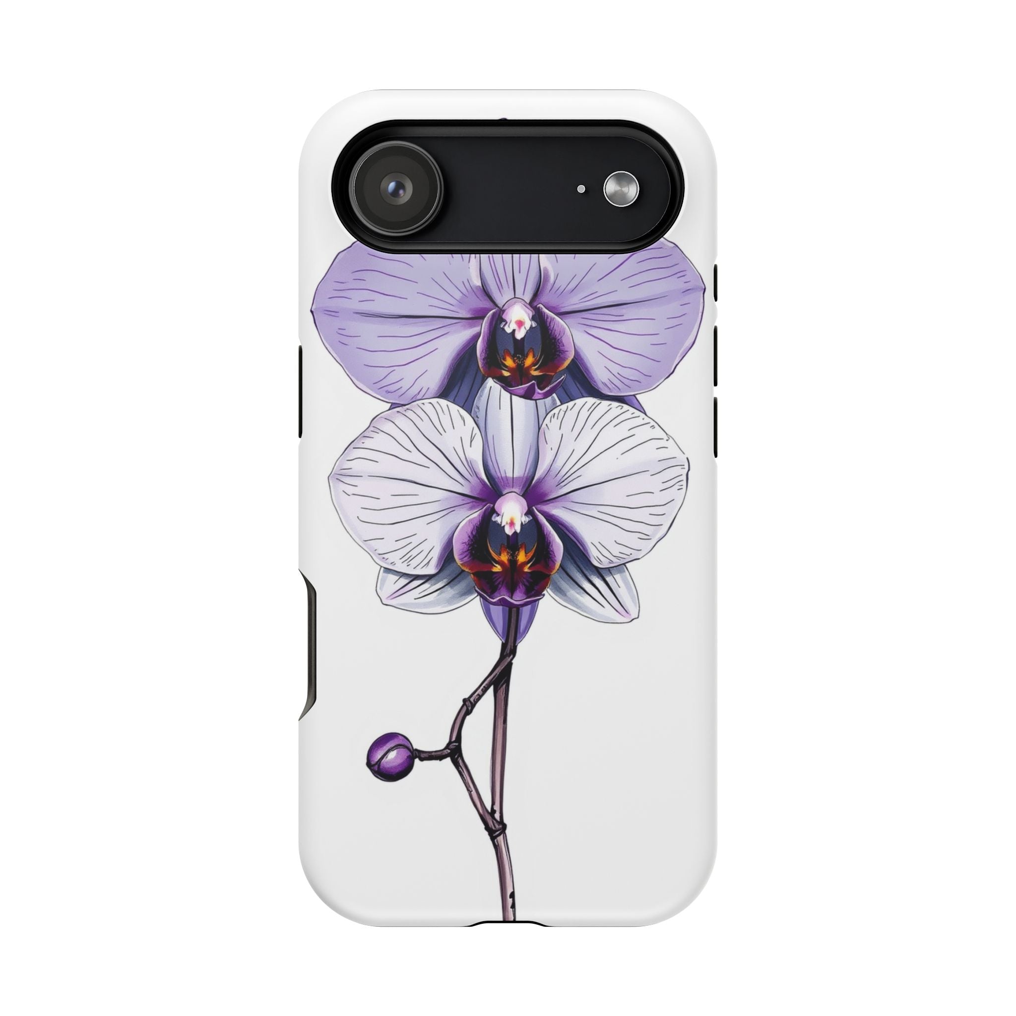 iPhone Orchid Study Hand-Drawn Sketch Slim Everyday Designer Case · iPhone Case