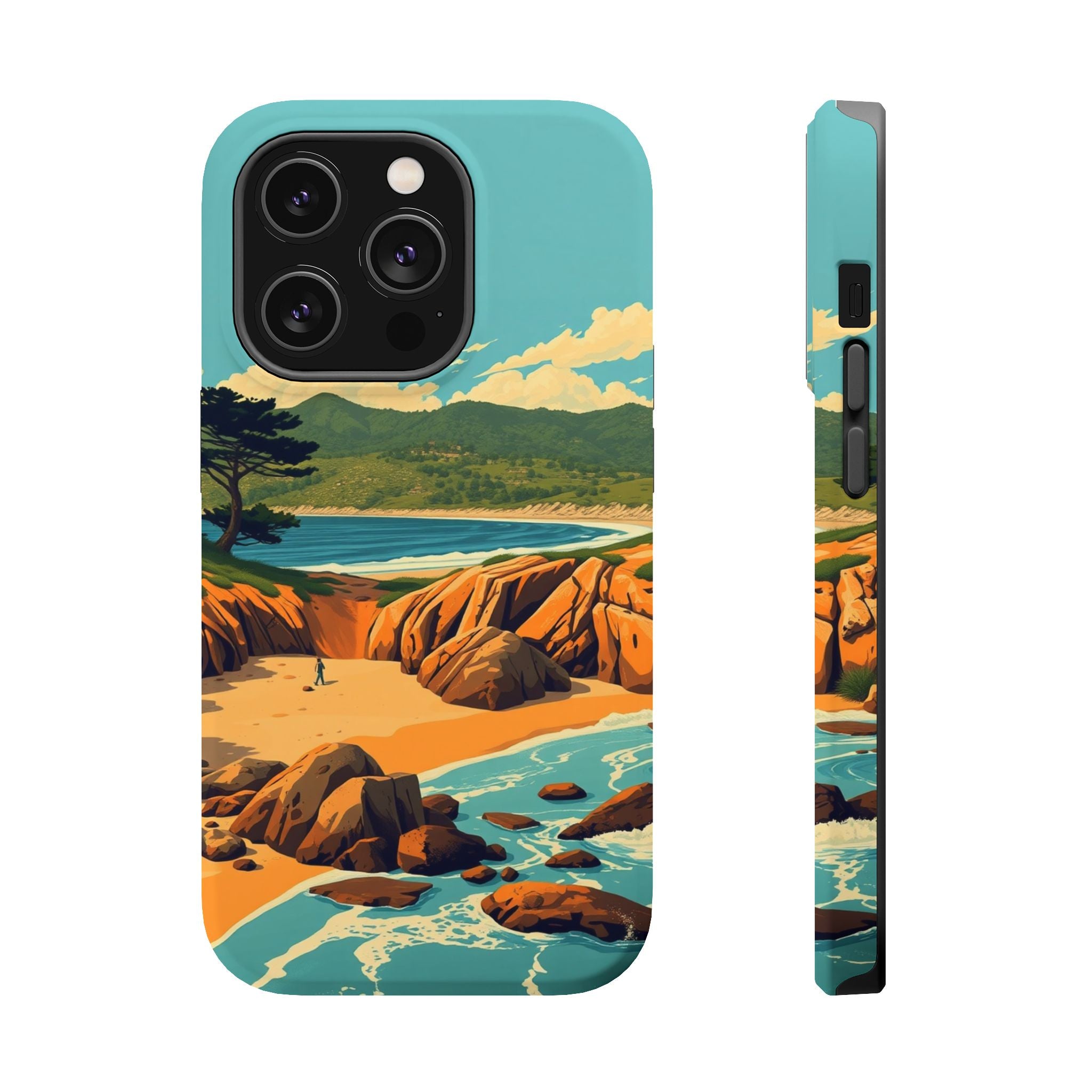 iPhone Pebble Beach Vintage Retro Poster Slim Everyday iPhone Designer · iPhone