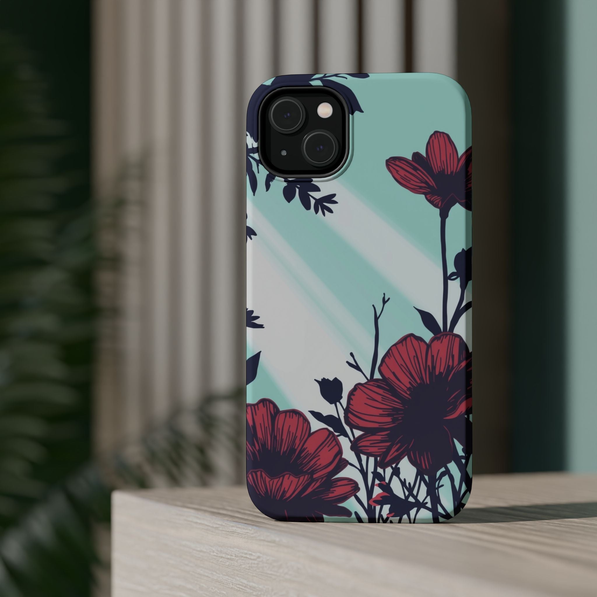 iPhone Floral Silhouette Cinematic Art Slim Everyday Designer Case · iPhone Case