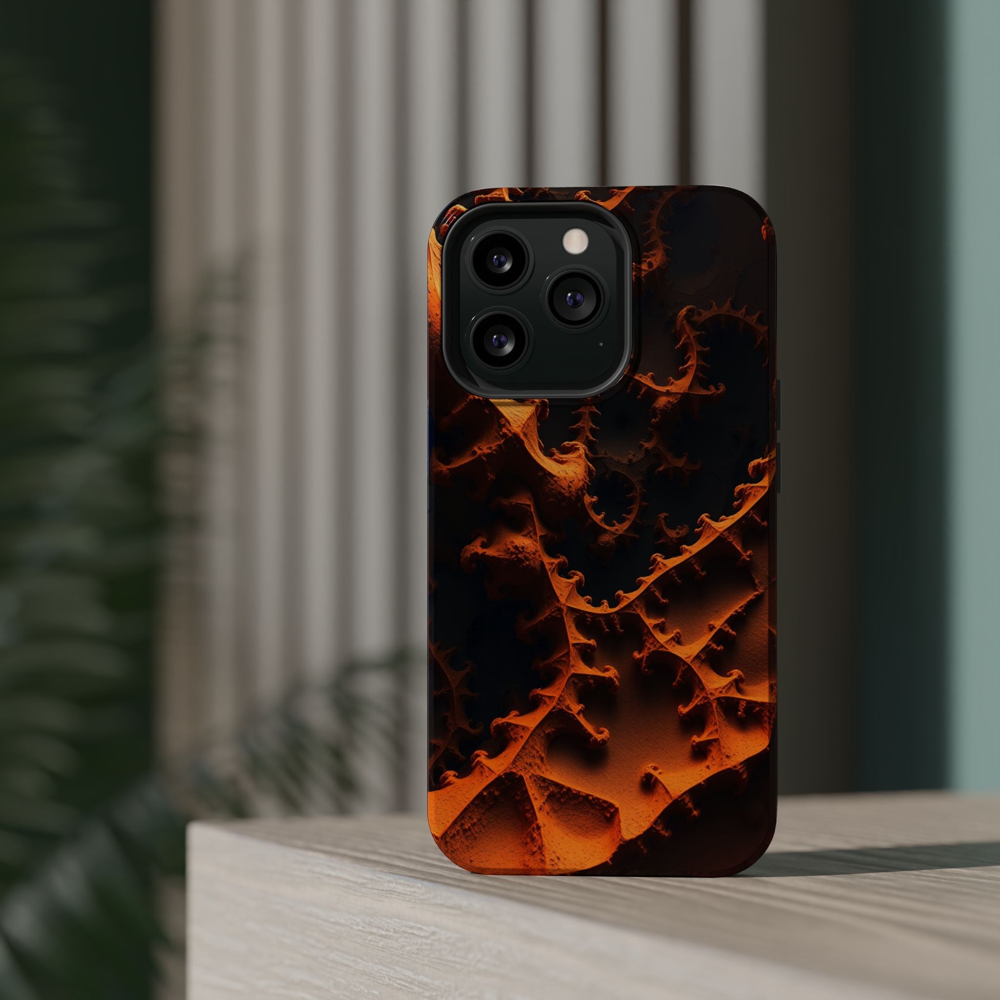 iPhone Radiant Fractal Zoom Design Bold Modern Everyday Snap Case · iPhone Case