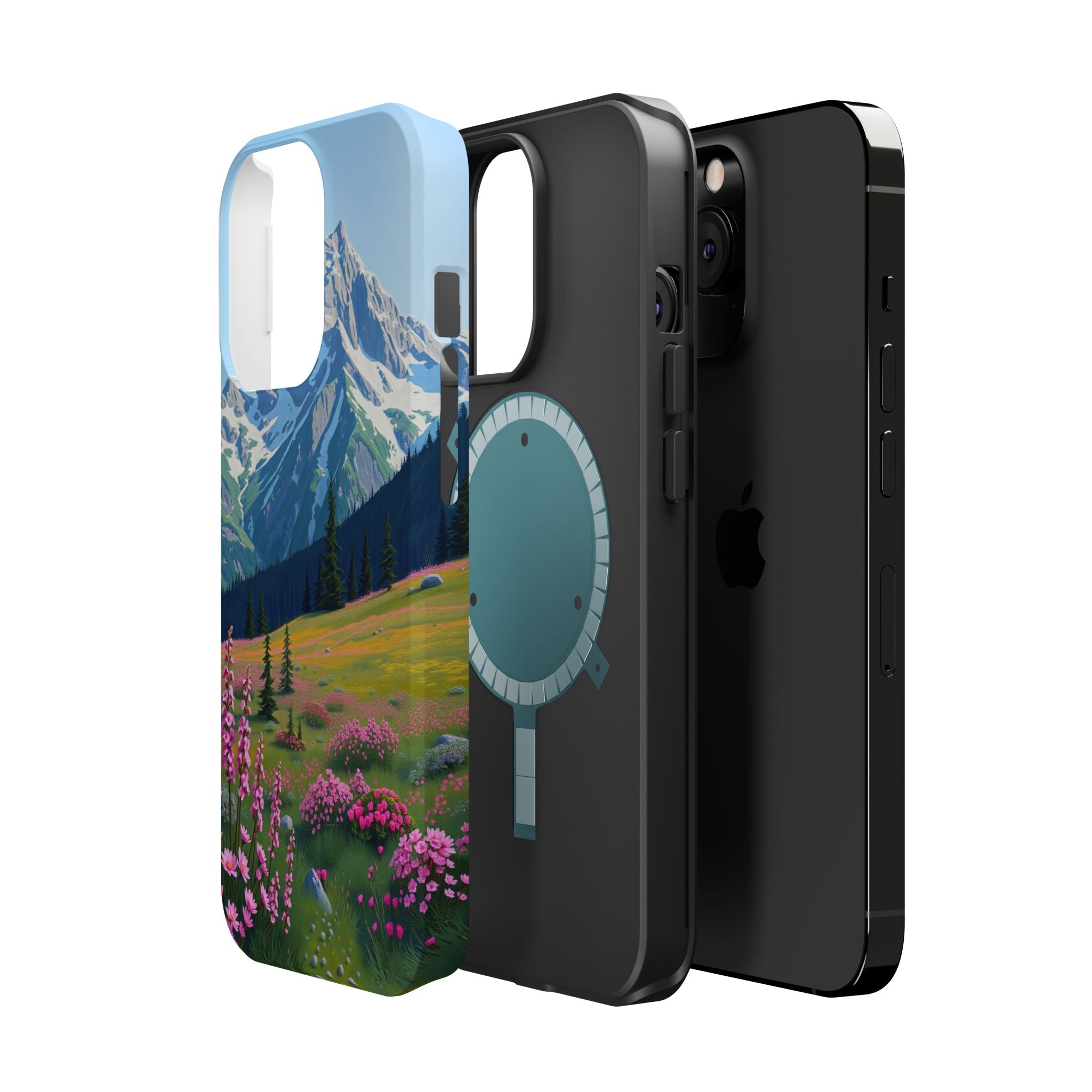 iPhone Earthy Alpine Meadow Design Bold Modern Everyday Snap Case · iPhone Case
