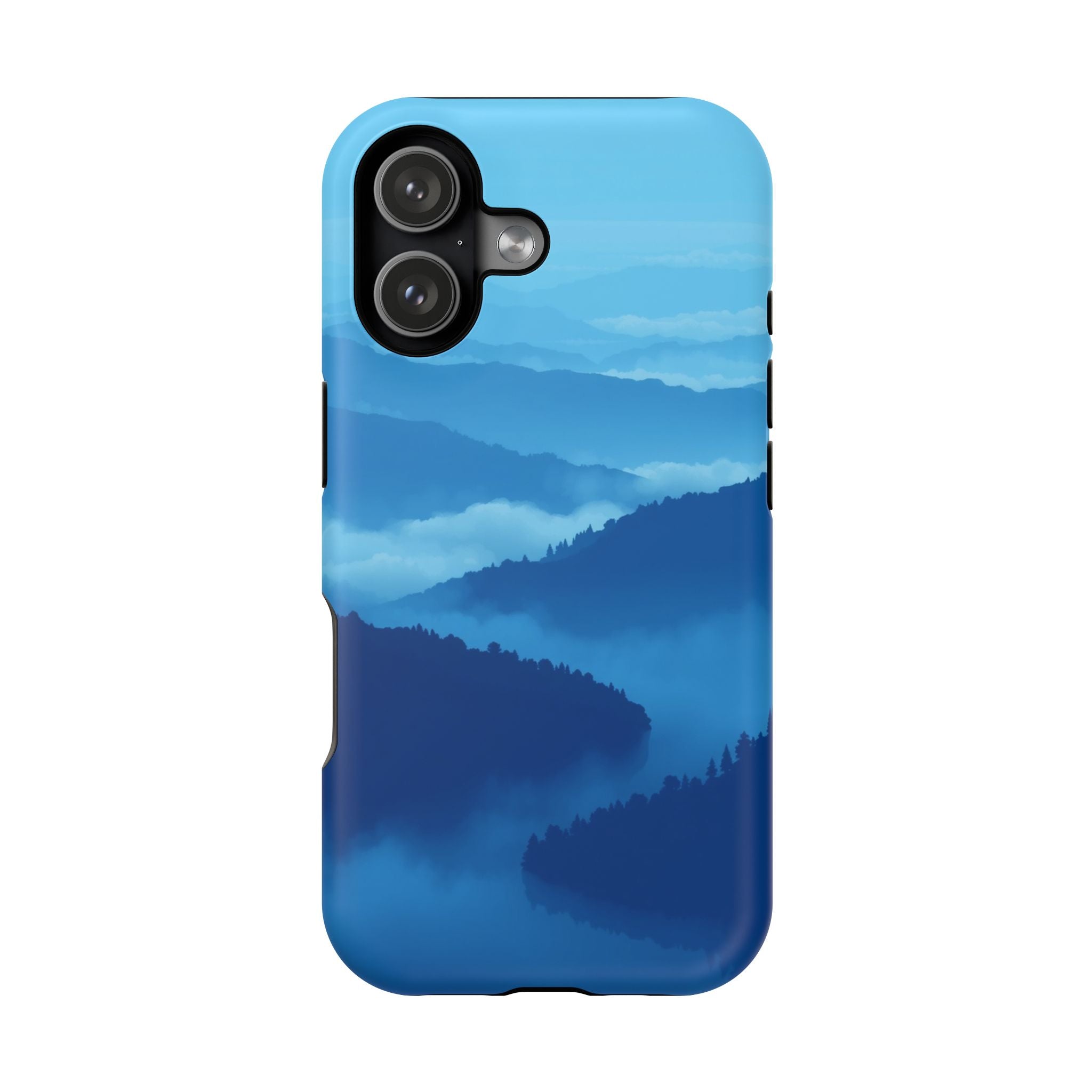 iPhone Fog Rolling Over Hills Pixel Art -Bit Slim iPhone Everyday · iPhone Case