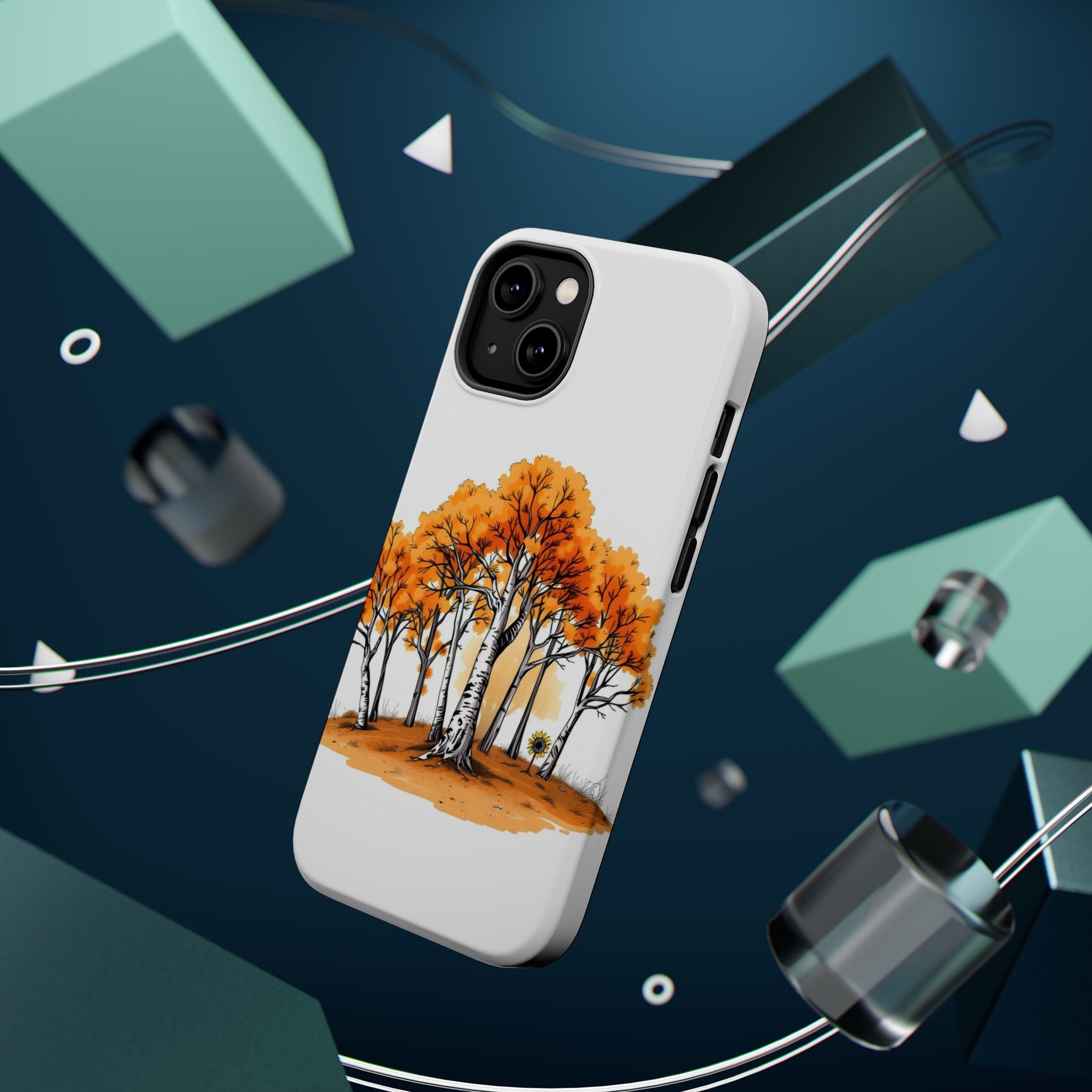 iPhone Dreamy Birch Grove Design Bold Modern Everyday Snap Case · iPhone Case